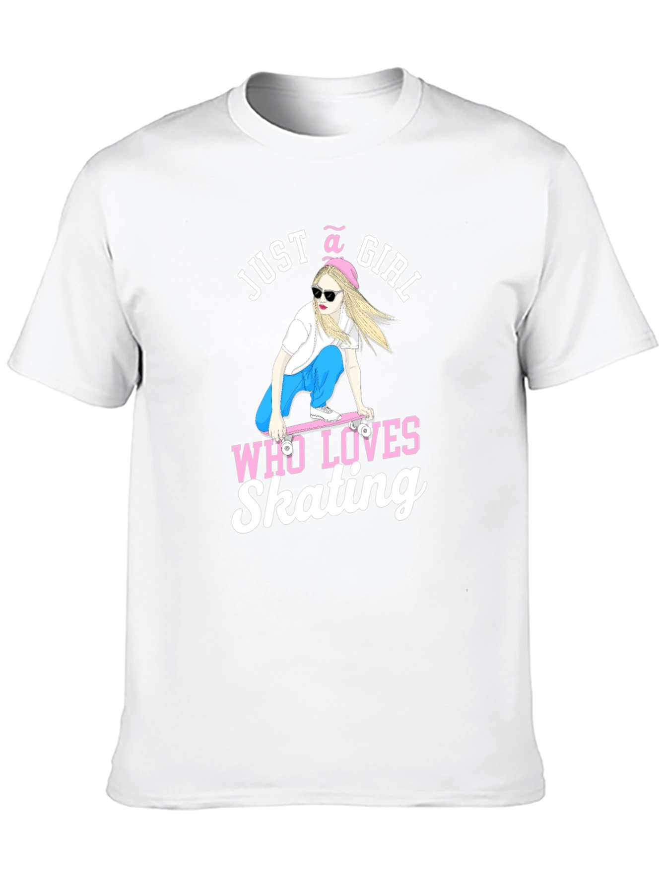 Just A Girl Who Loves Skating T-Shirt
