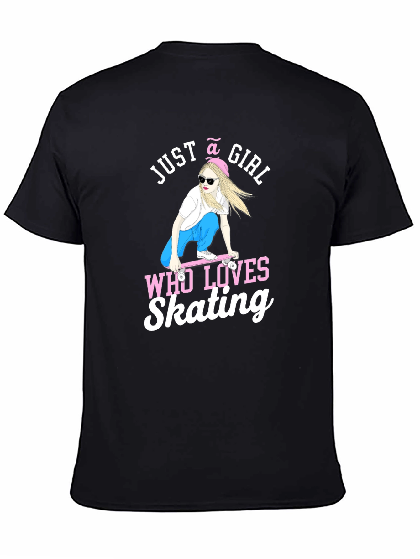 Just A Girl Who Loves Skating T-Shirt