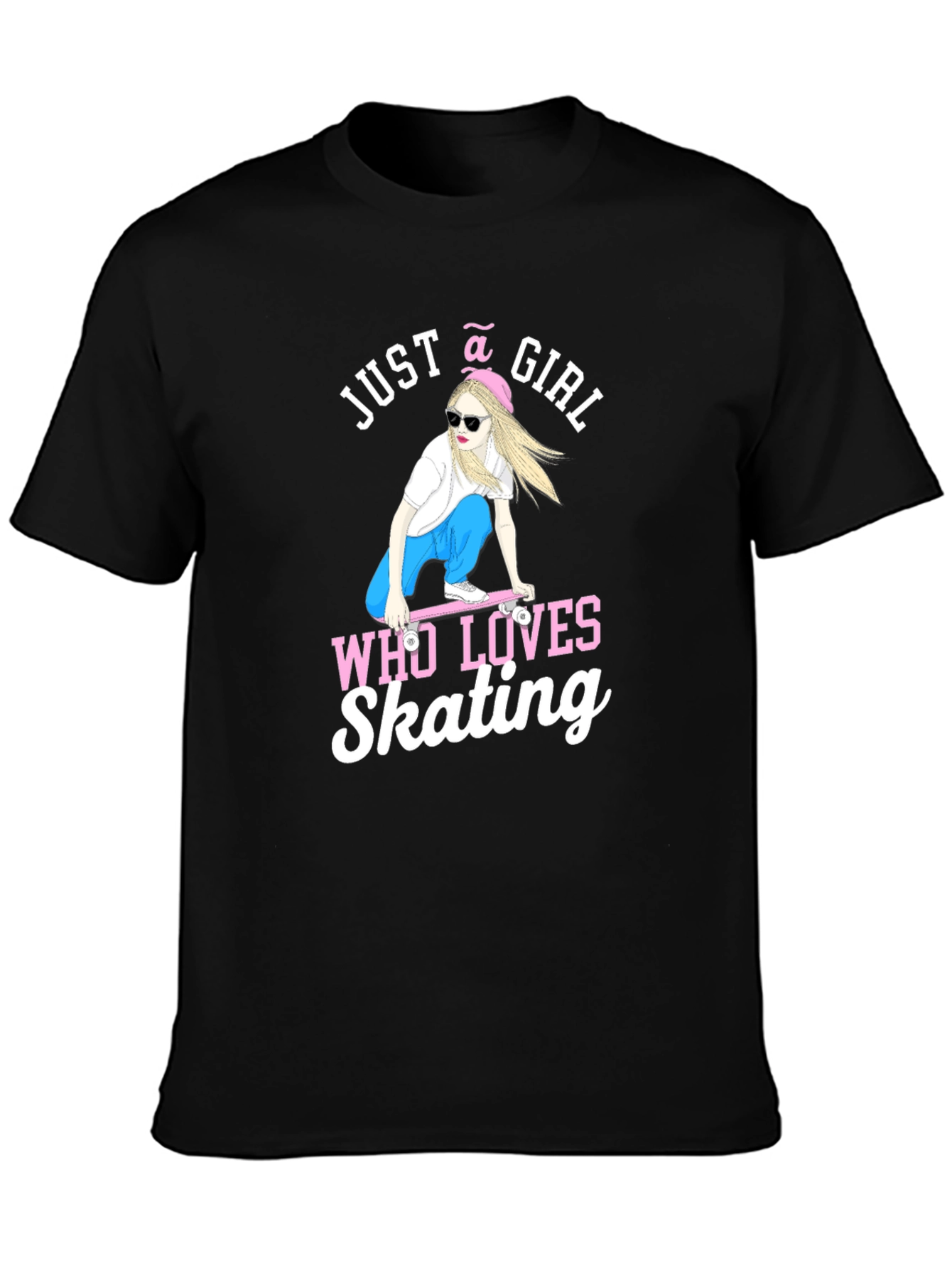 Just A Girl Who Loves Skating T-Shirt