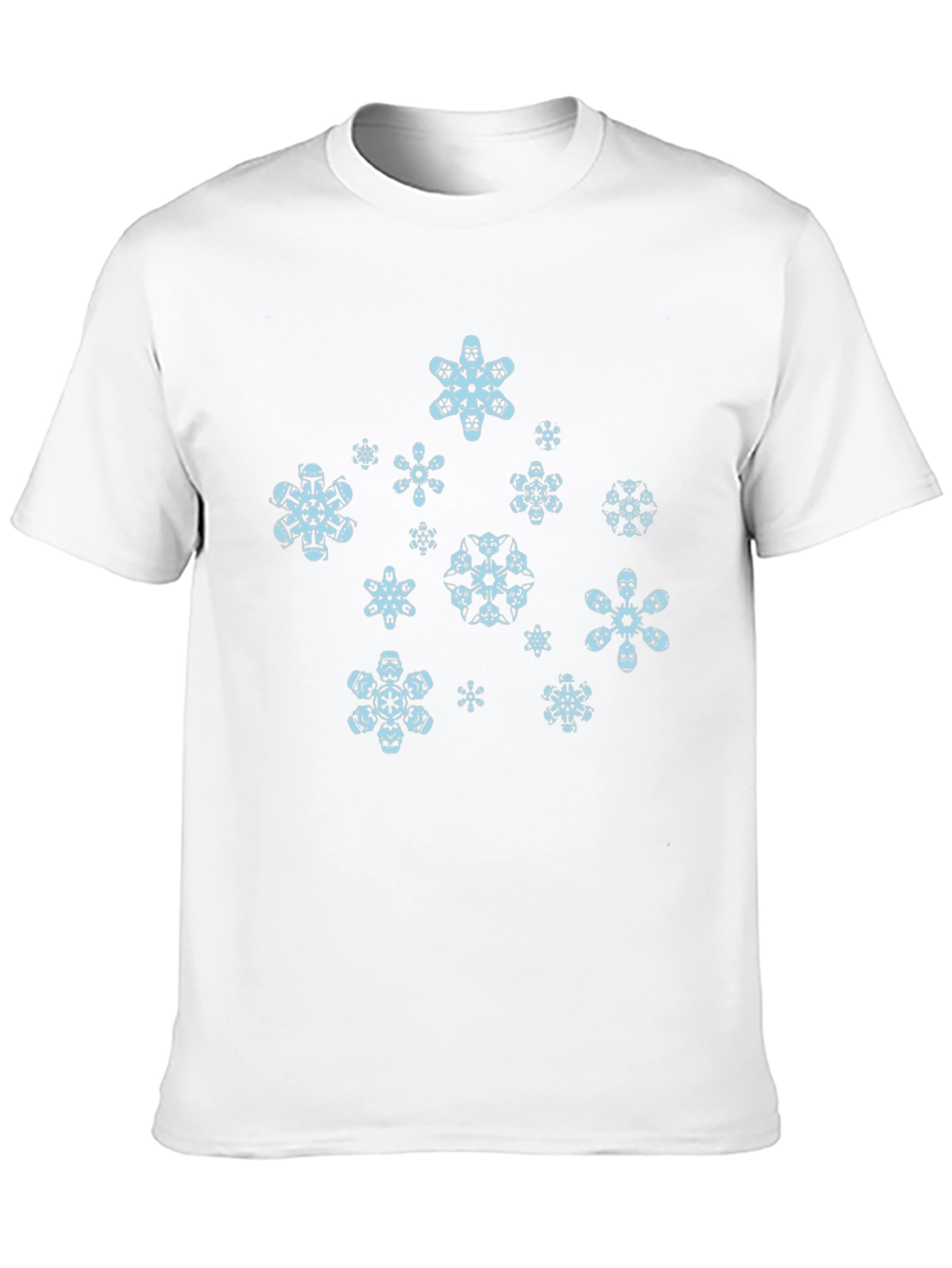 Stormtrooper Snowflake T-Shirt - Black Cotton Blend