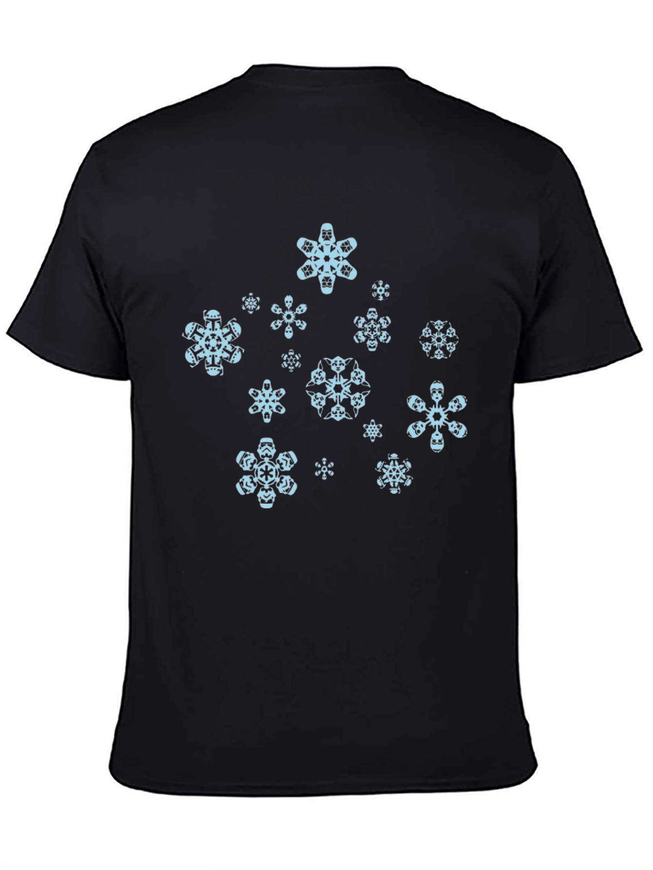 Stormtrooper Snowflake T-Shirt - Black Cotton Blend