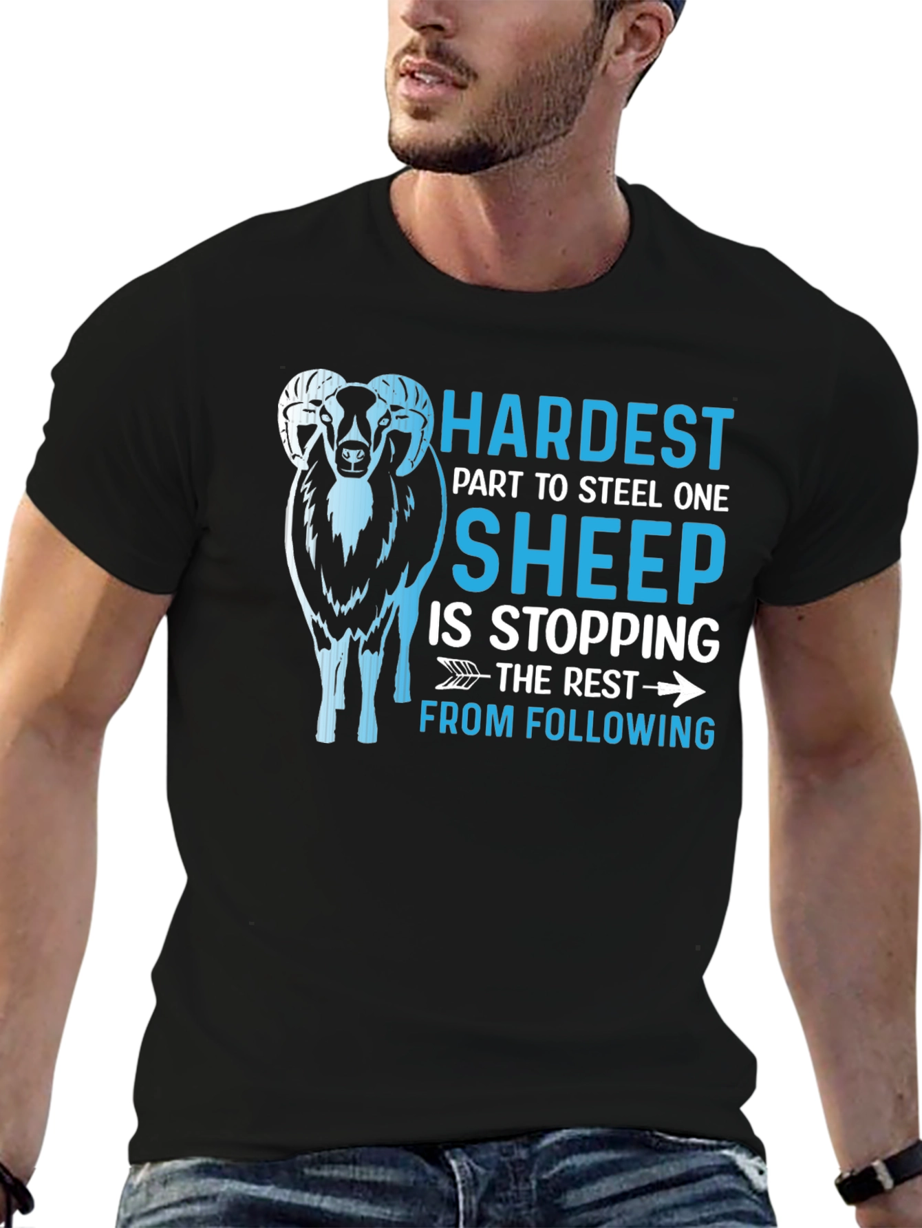 Hardest Sheep Steal T-Shirt