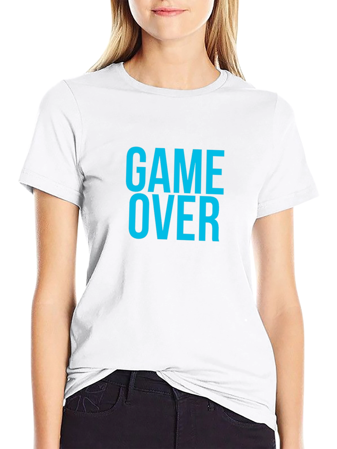 Game Over T-Shirt - Black Graphic Tee