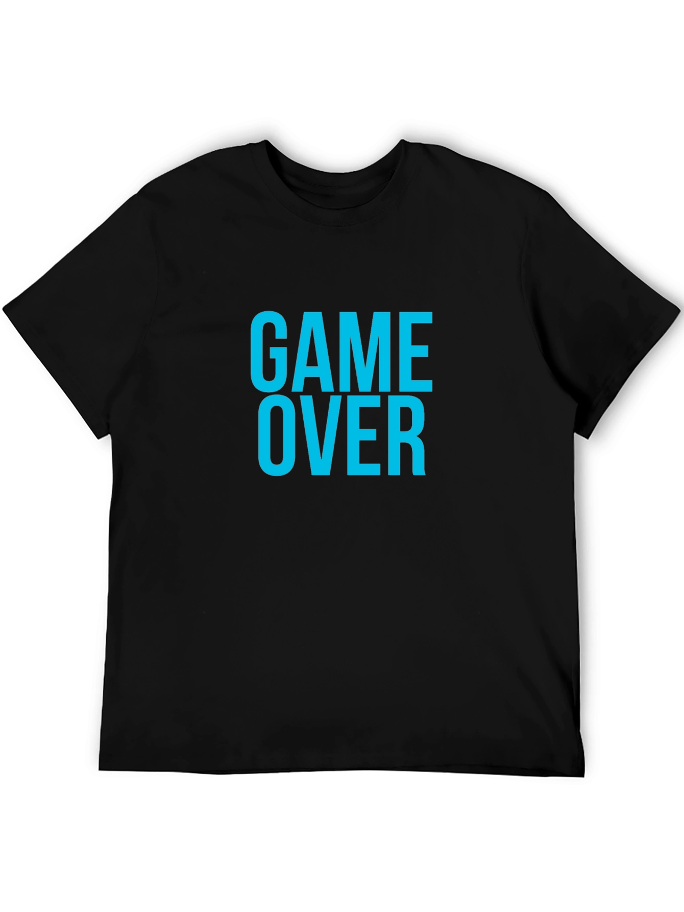 Game Over T-Shirt - Black Graphic Tee