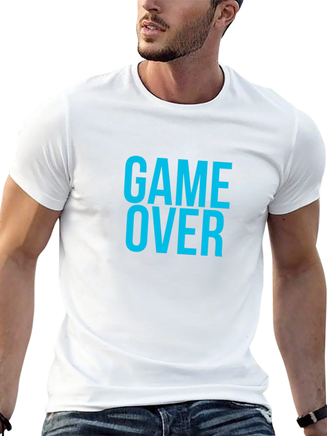 Game Over T-Shirt - Black Graphic Tee