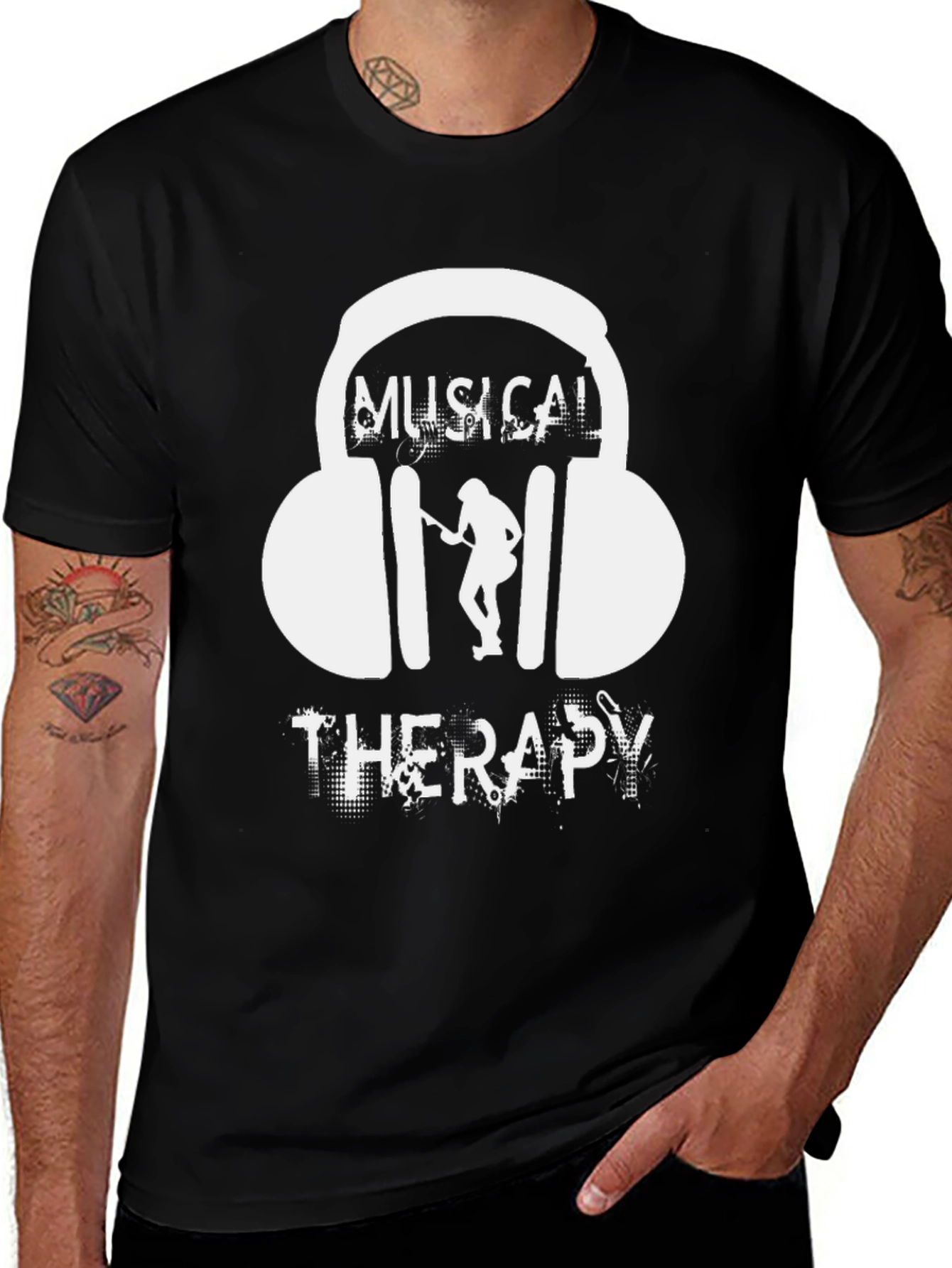 Musical Therapy Graphic Tee