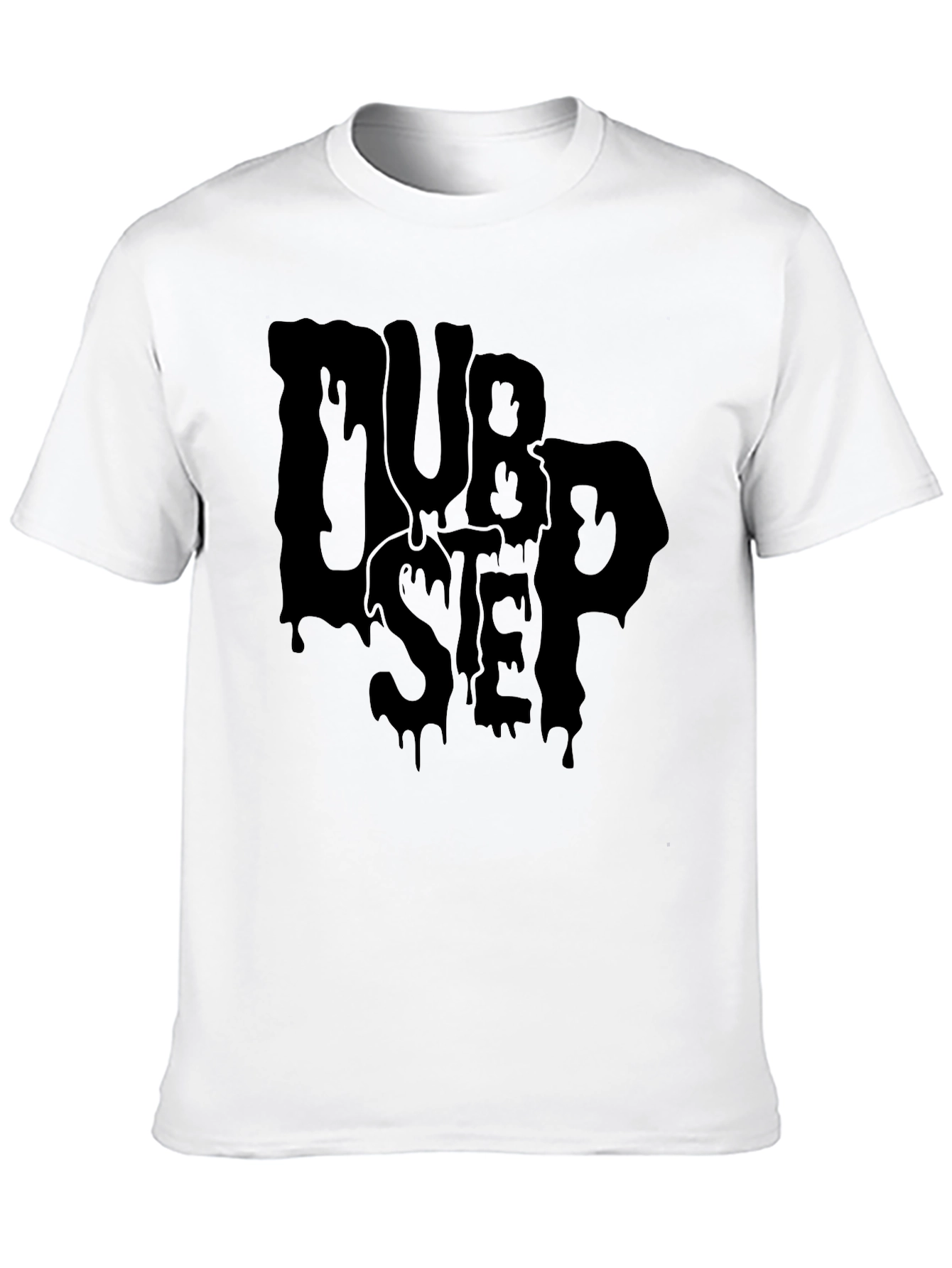 Dubstep Drip Graphic Black T-Shirt