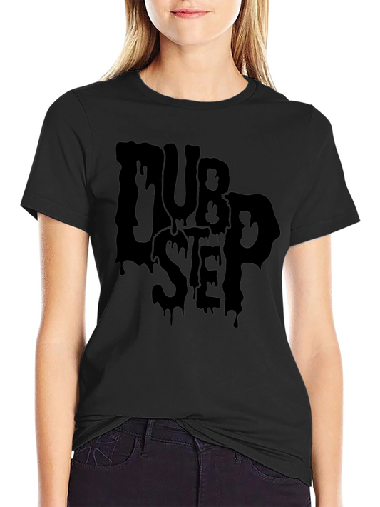 Dubstep Drip Graphic Black T-Shirt