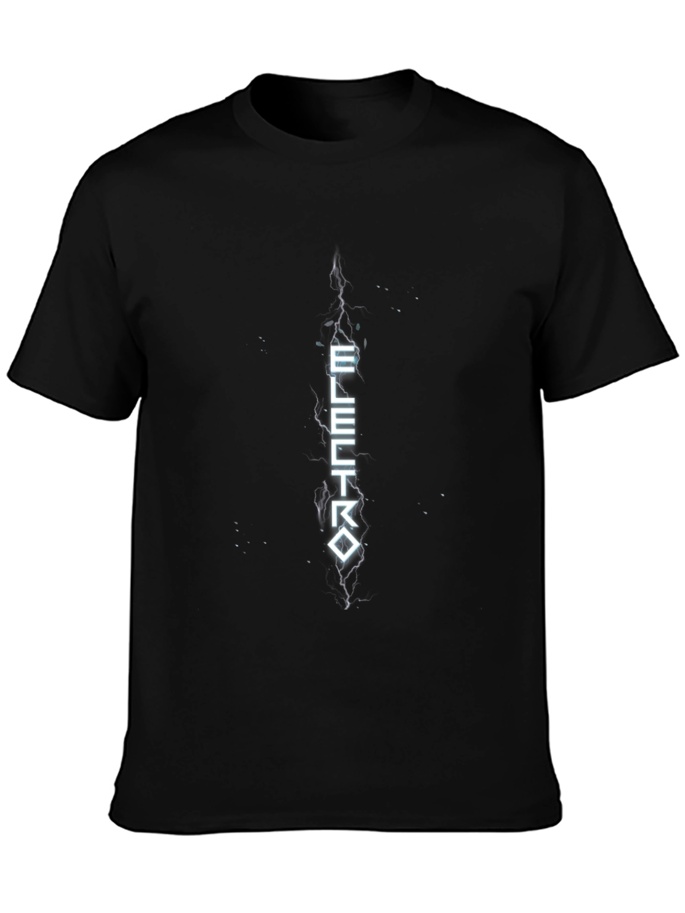 Electro Graphic Black T-Shirt