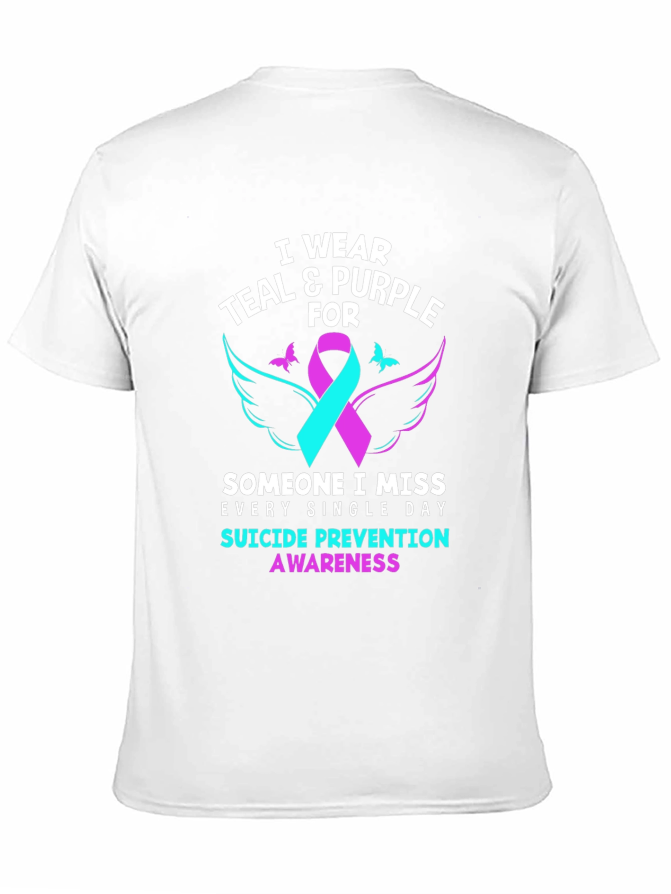 Teal & Purple Suicide Prevention Awareness T-Shirt