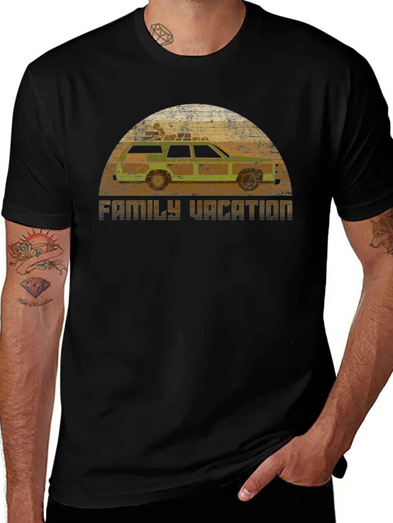 Family Vacation T-Shirt - Retro Road Trip Tee