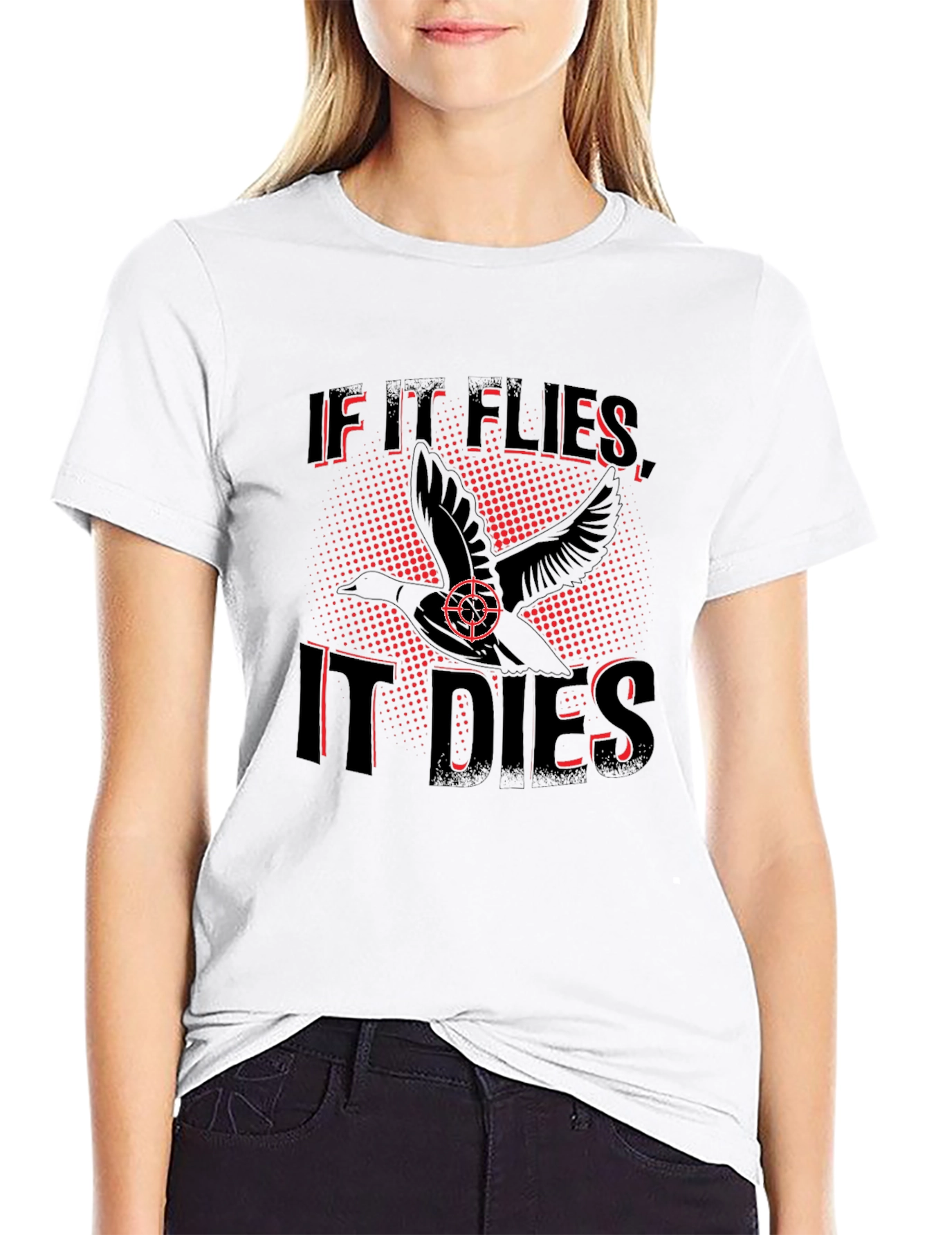 If It Flies It Dies Graphic Tee