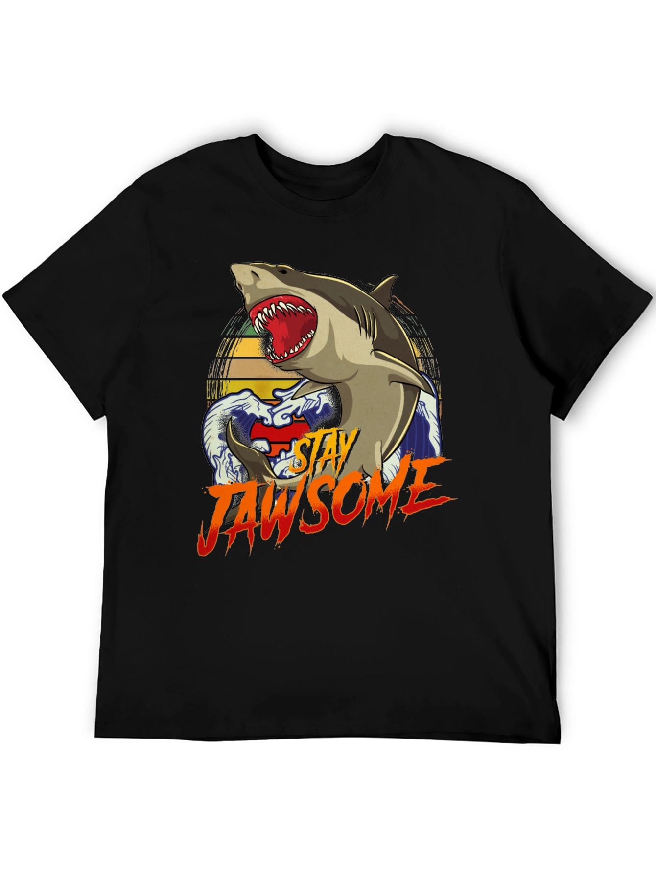 Stay Jawsome T-Shirt - Shark Graphic Tee