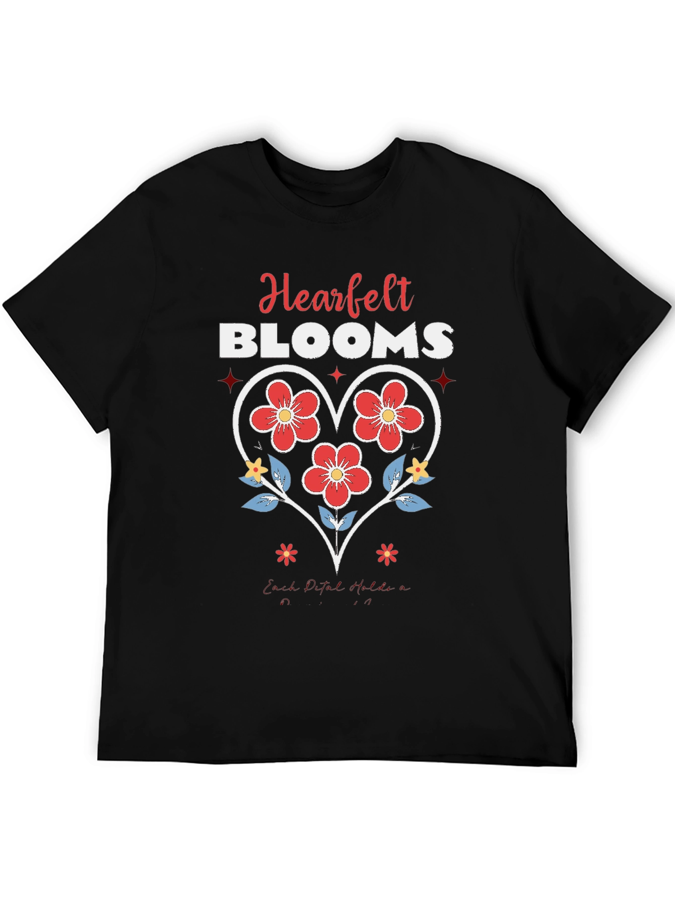 Heartfelt Blooms Graphic Tee