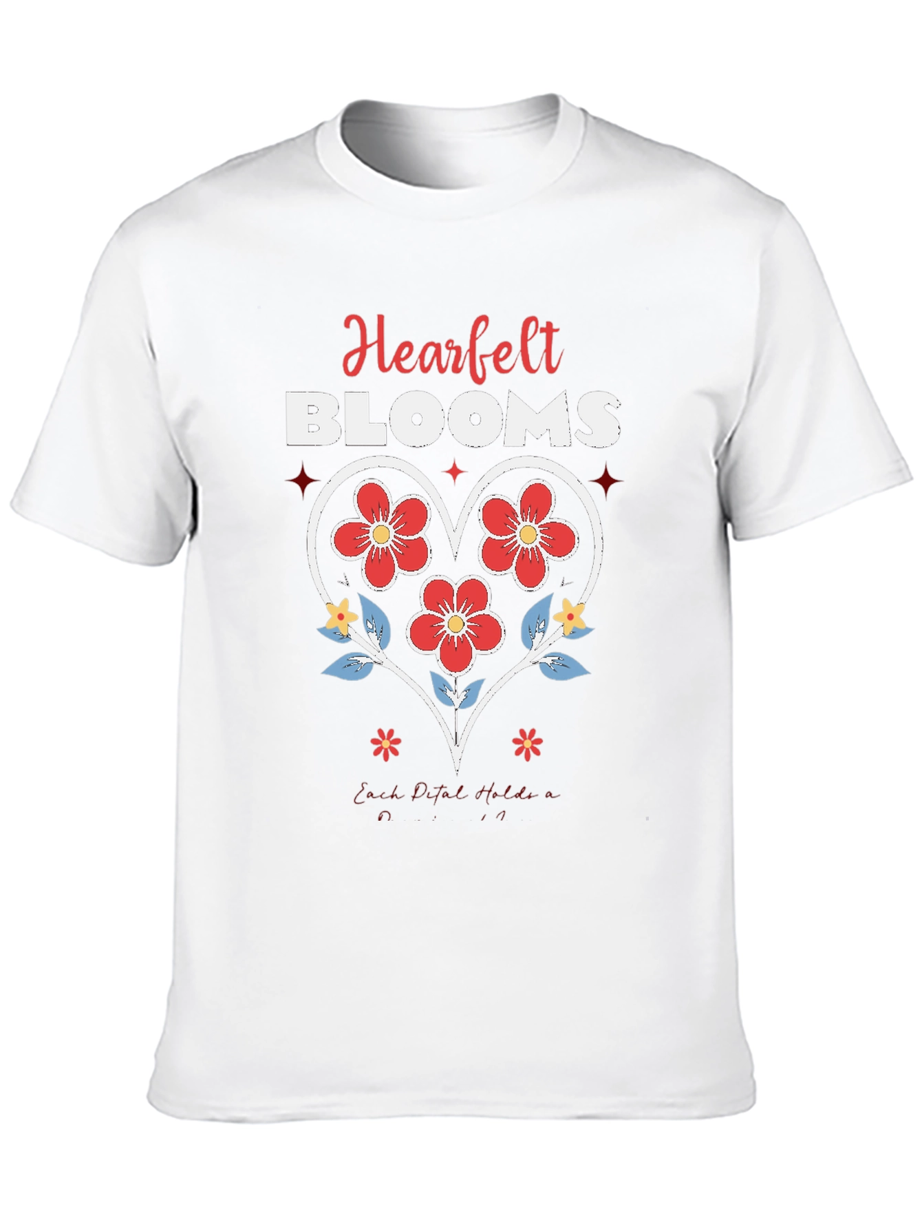 Heartfelt Blooms Graphic Tee