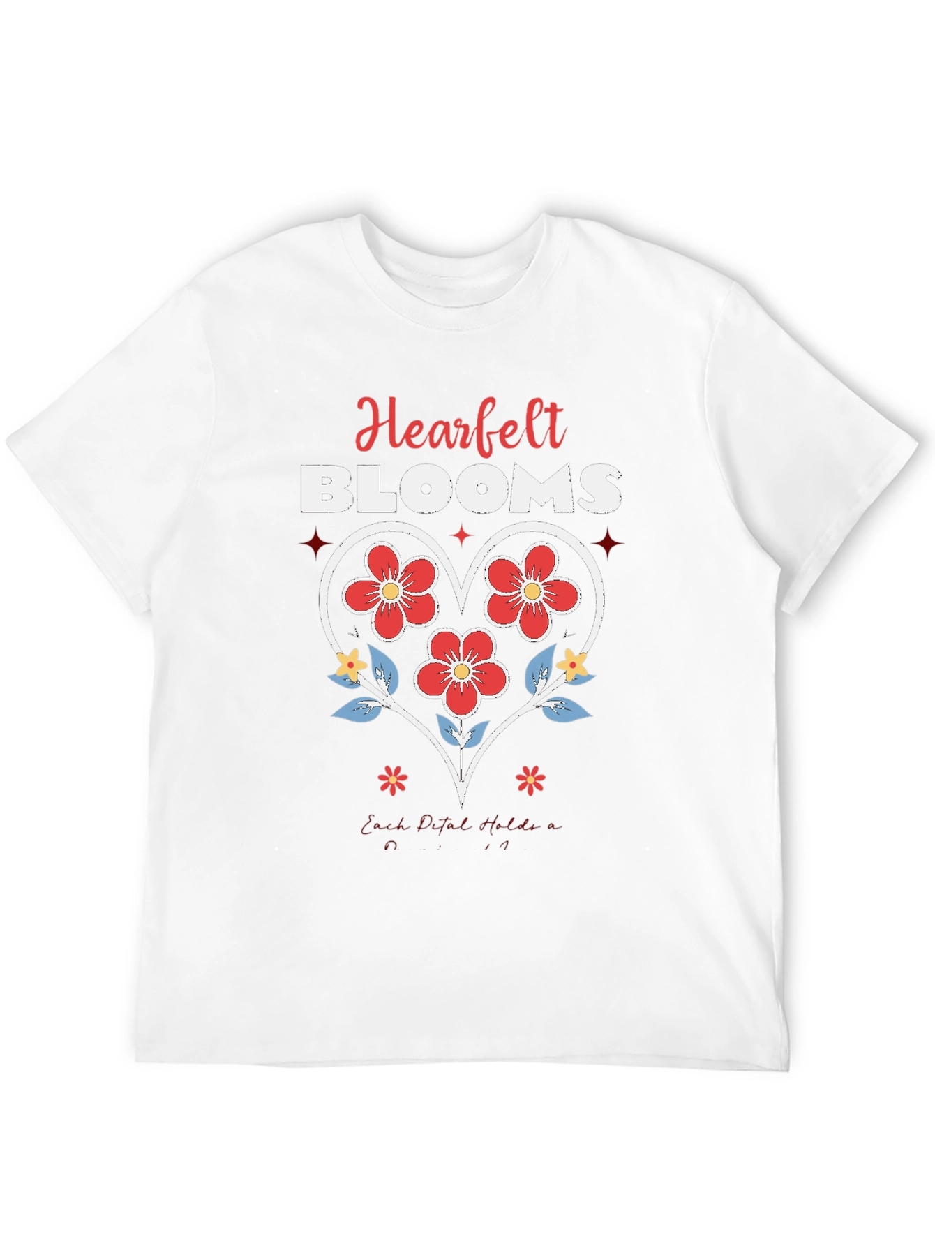 Heartfelt Blooms Graphic Tee
