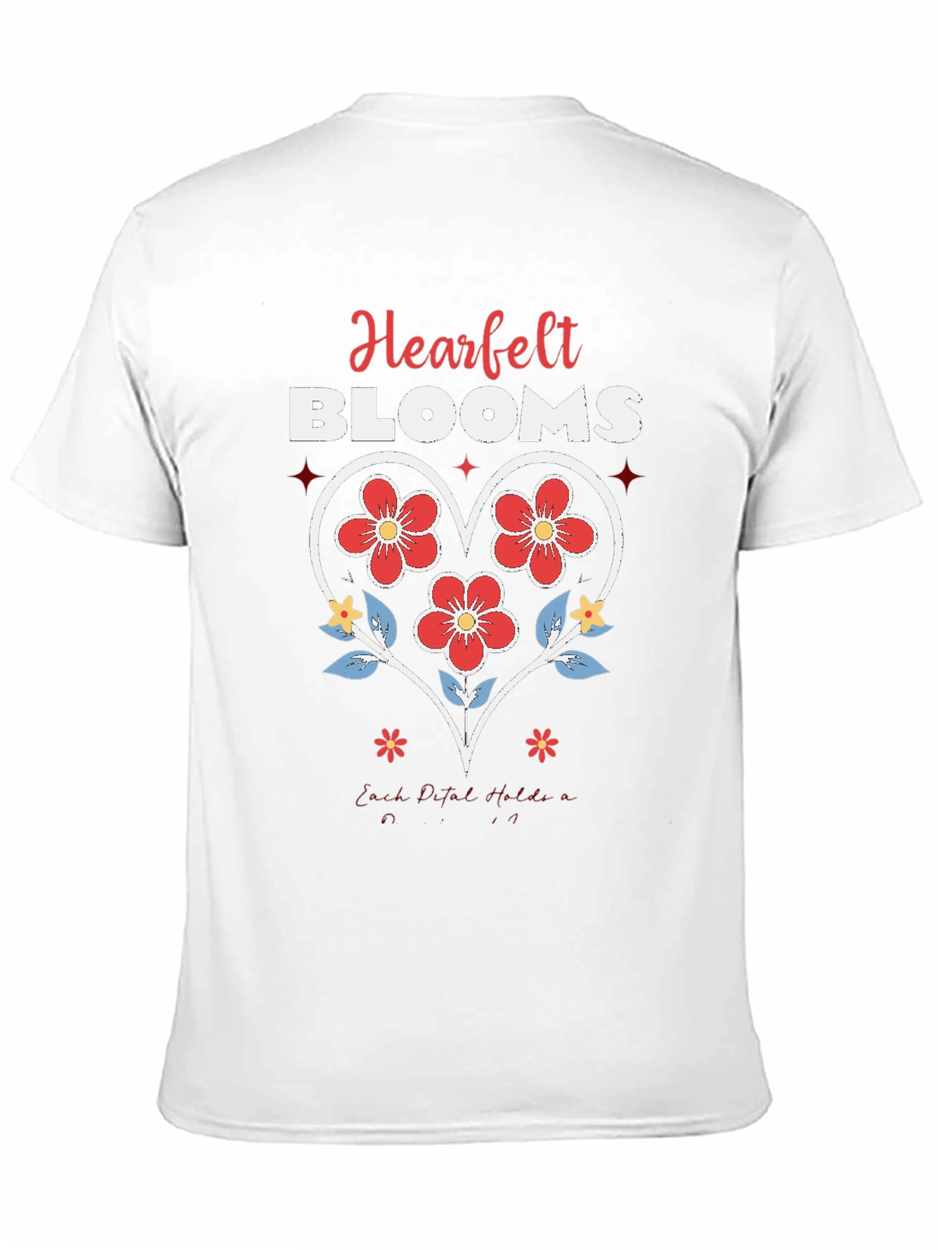 Heartfelt Blooms Graphic Tee