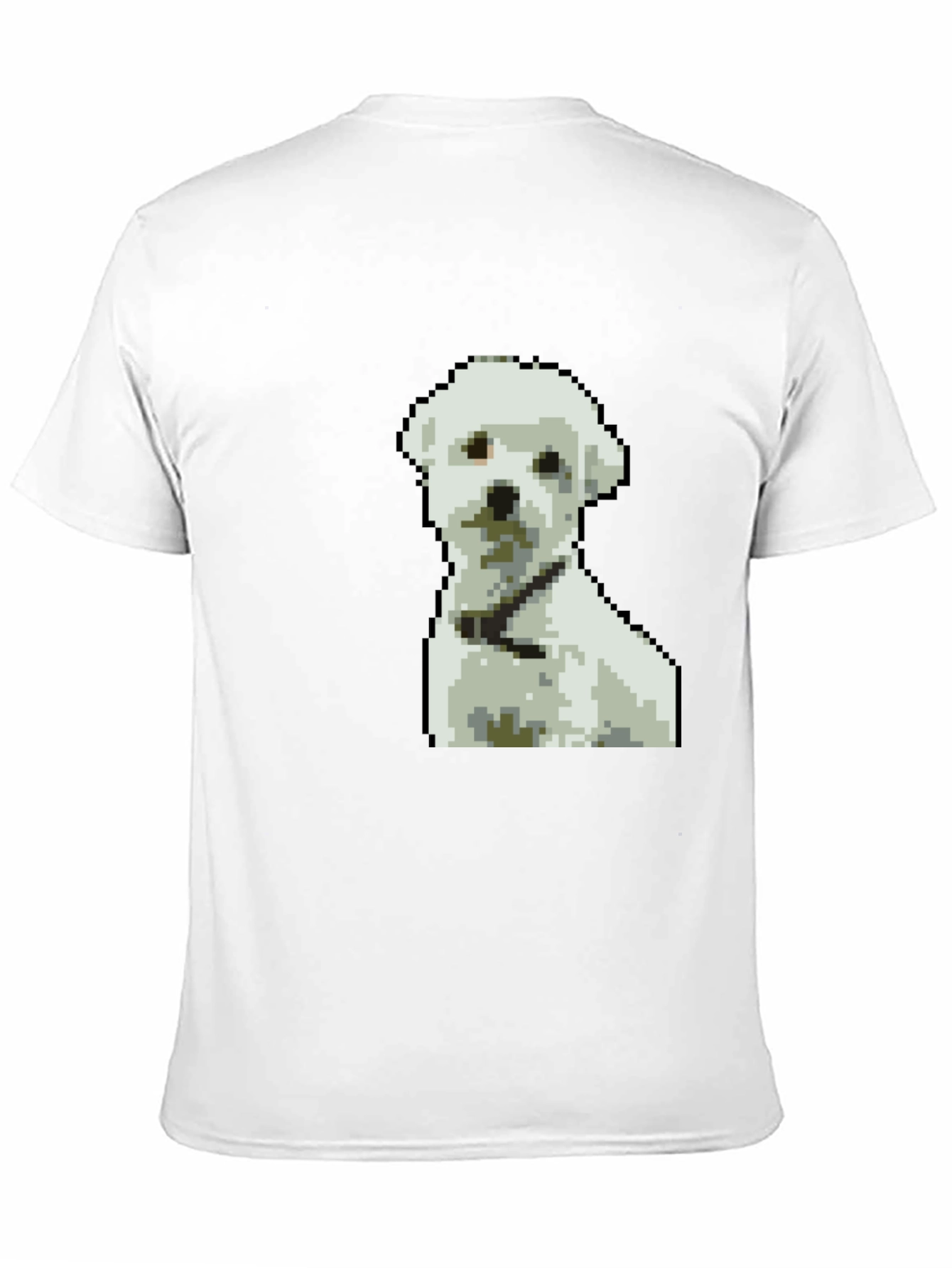 Pixel Art Dog Graphic T-Shirt