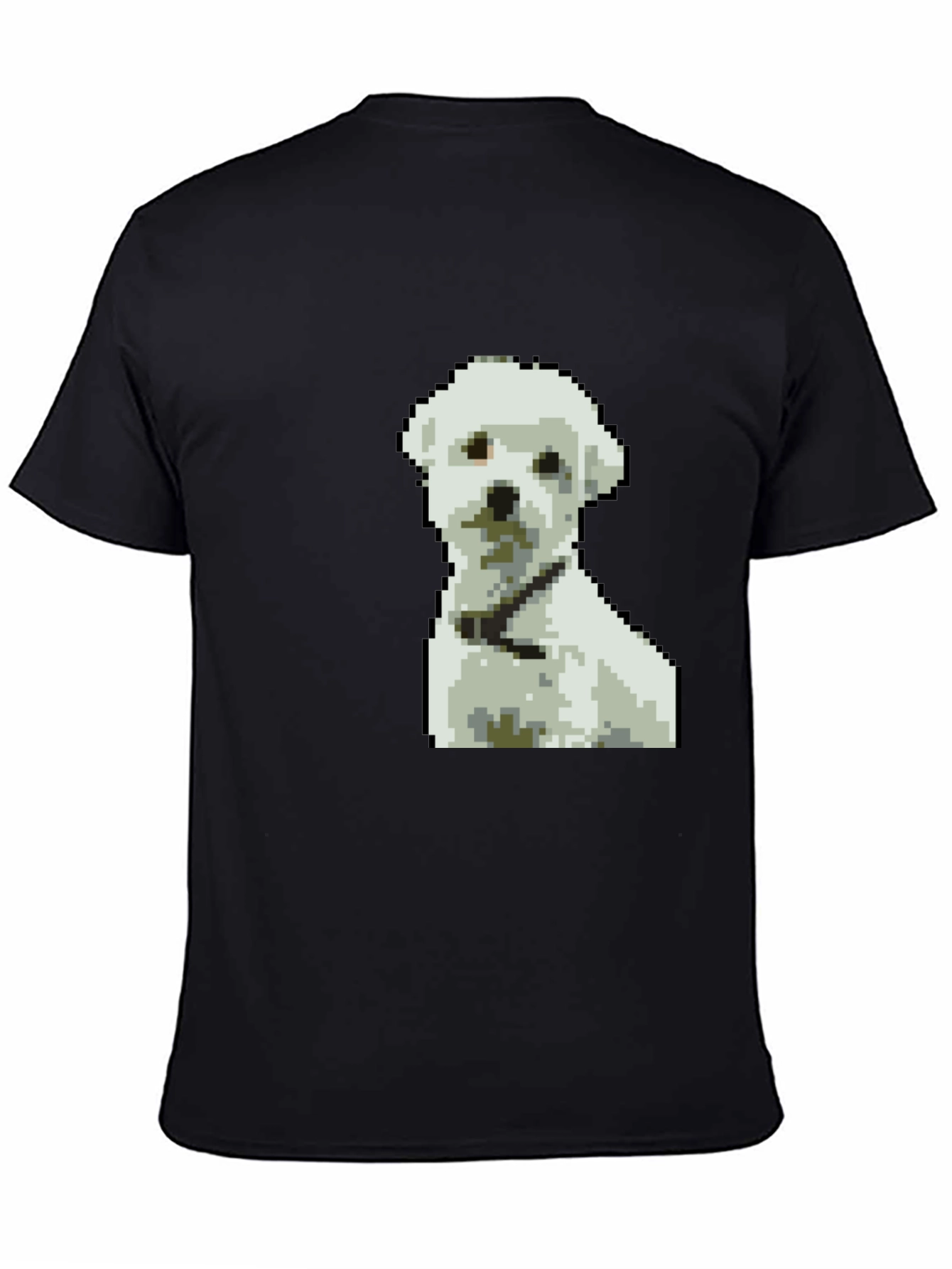 Pixel Art Dog Graphic T-Shirt