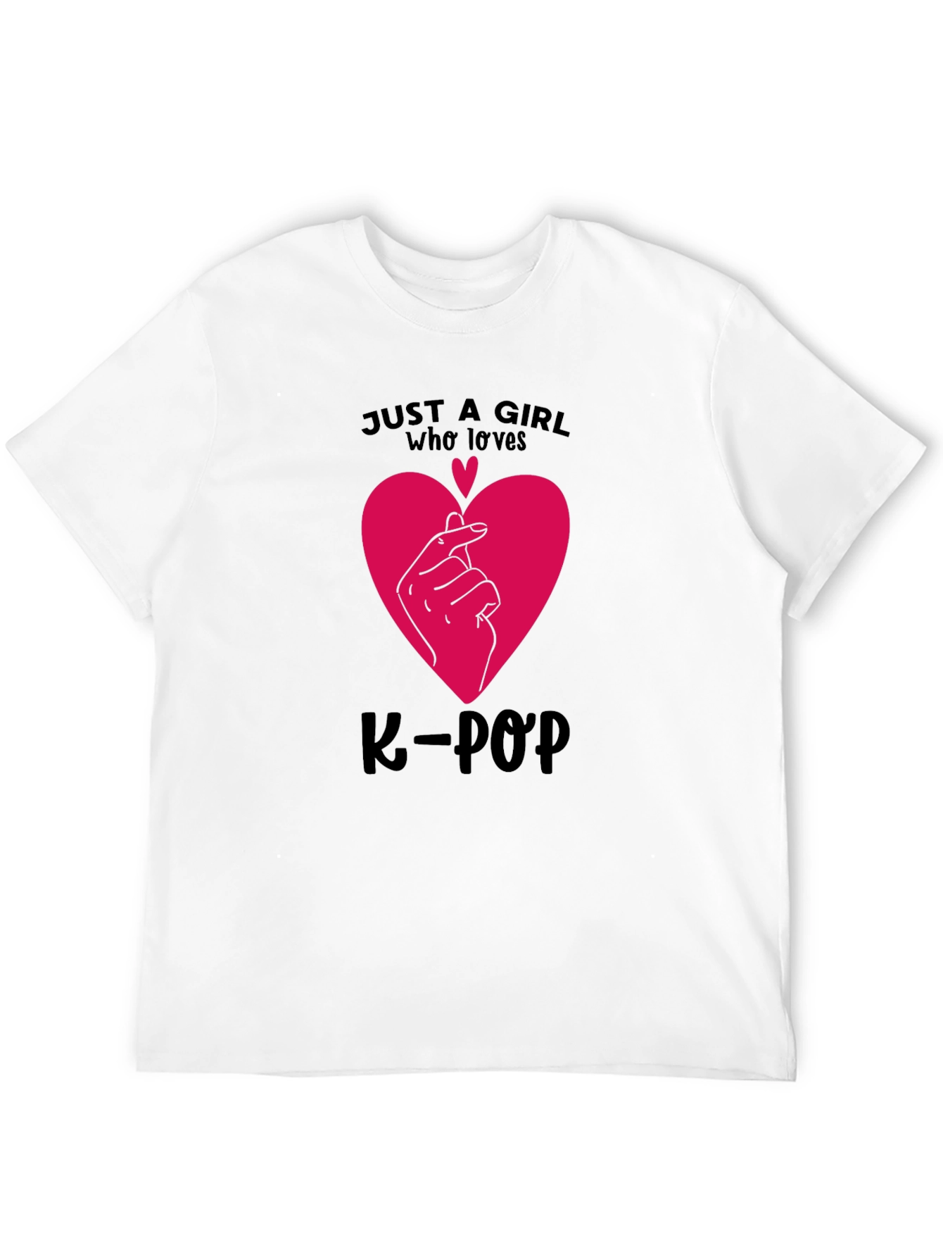 K-Pop Heart Graphic Tee