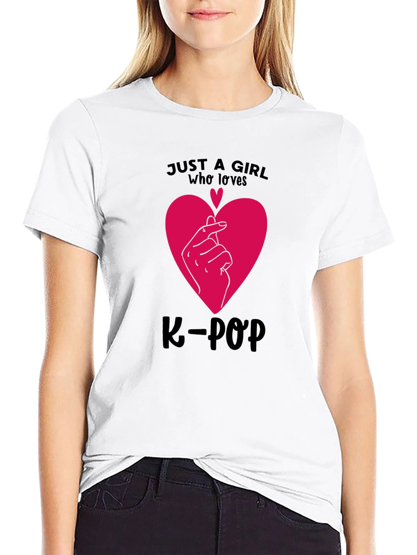 K-Pop Heart Graphic Tee