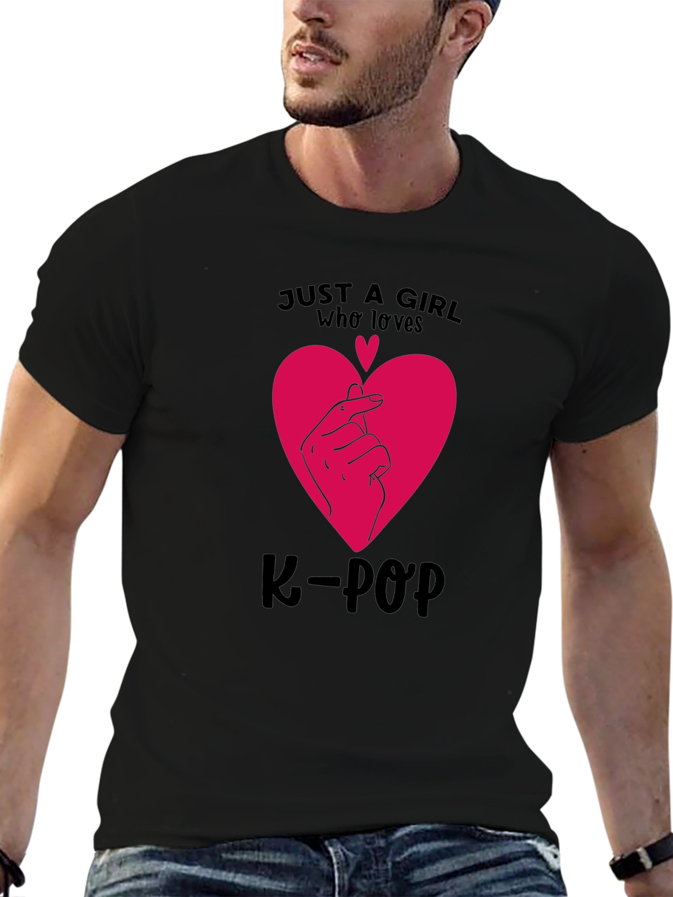 K-Pop Heart Graphic Tee