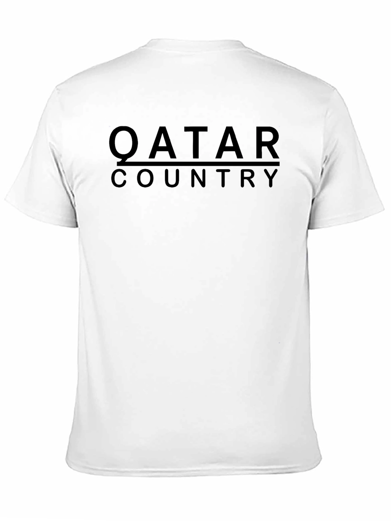 Qatar Country Black T-Shirt - Stylish Graphic Tee