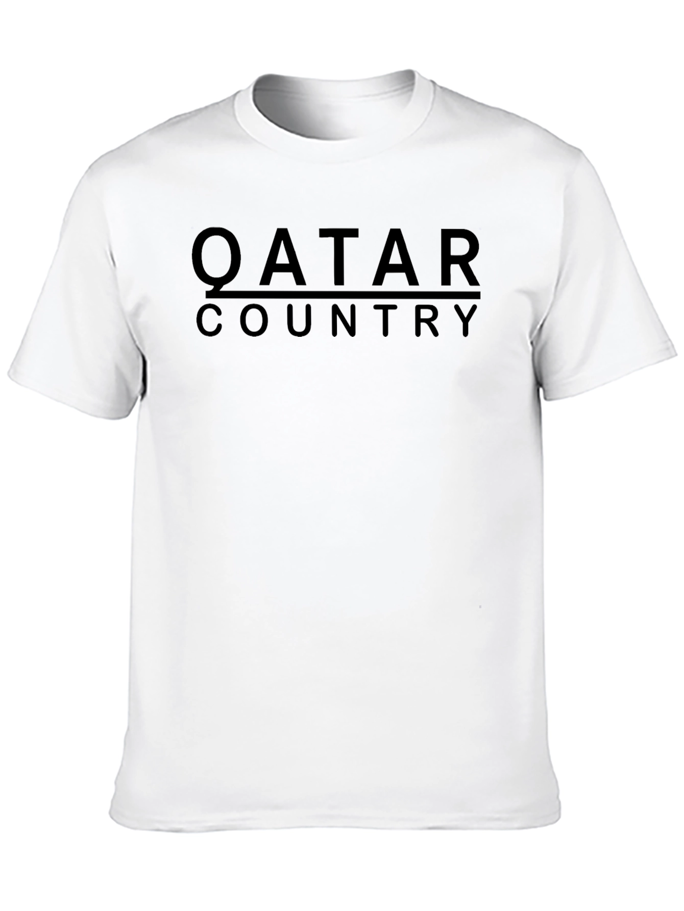 Qatar Country Black T-Shirt - Stylish Graphic Tee