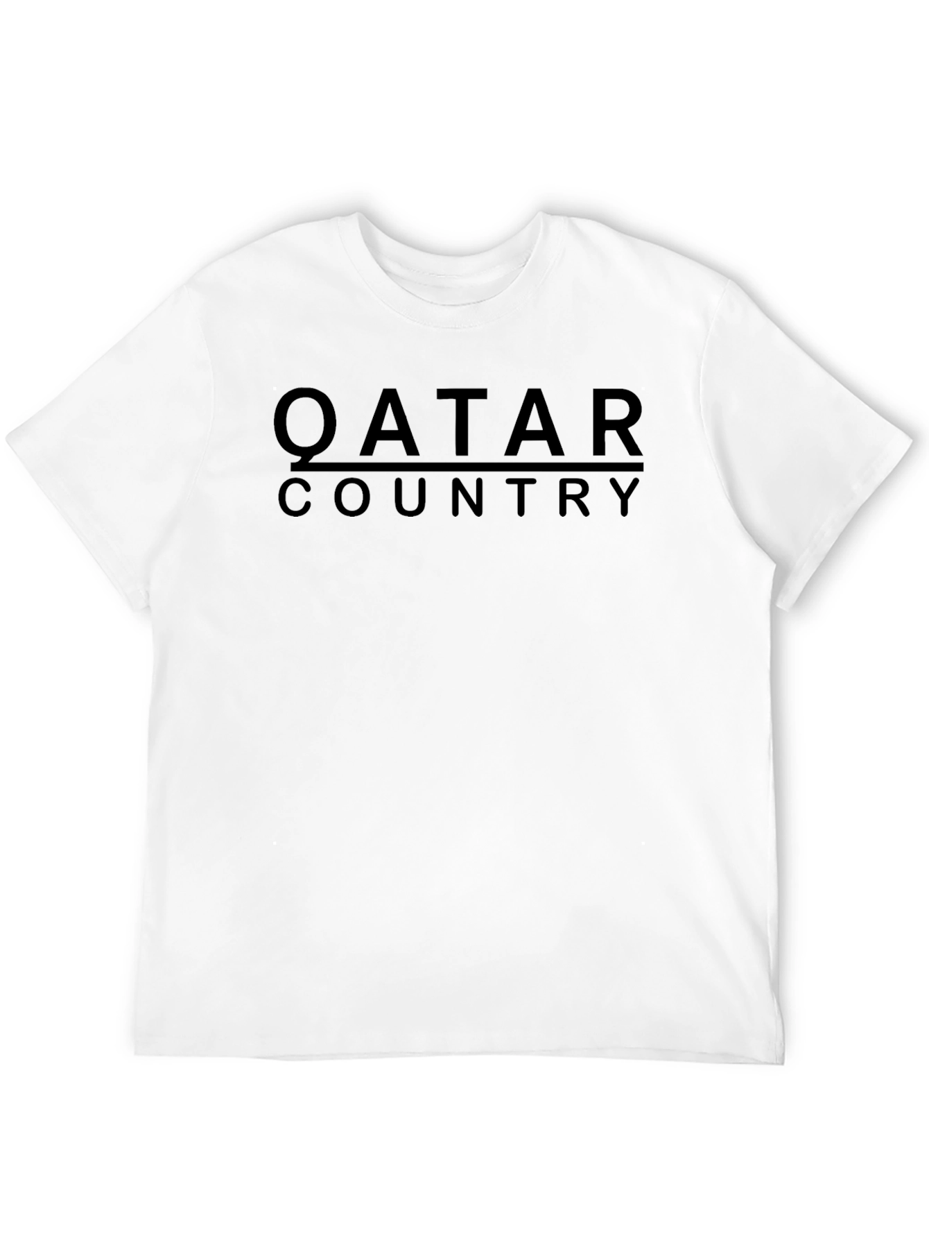 Qatar Country Black T-Shirt - Stylish Graphic Tee