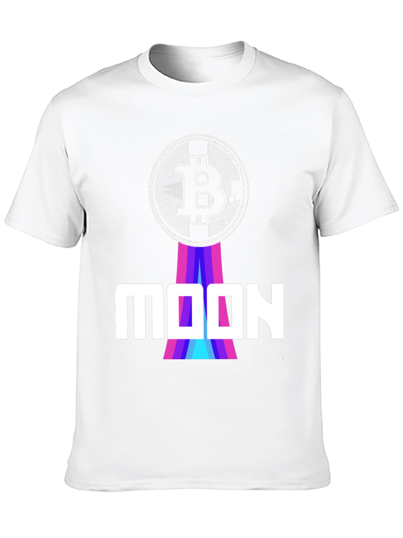 Bitcoin to the Moon Graphic Tee - Black