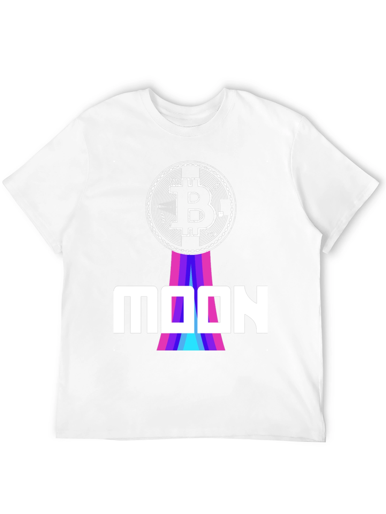Bitcoin to the Moon Graphic Tee - Black