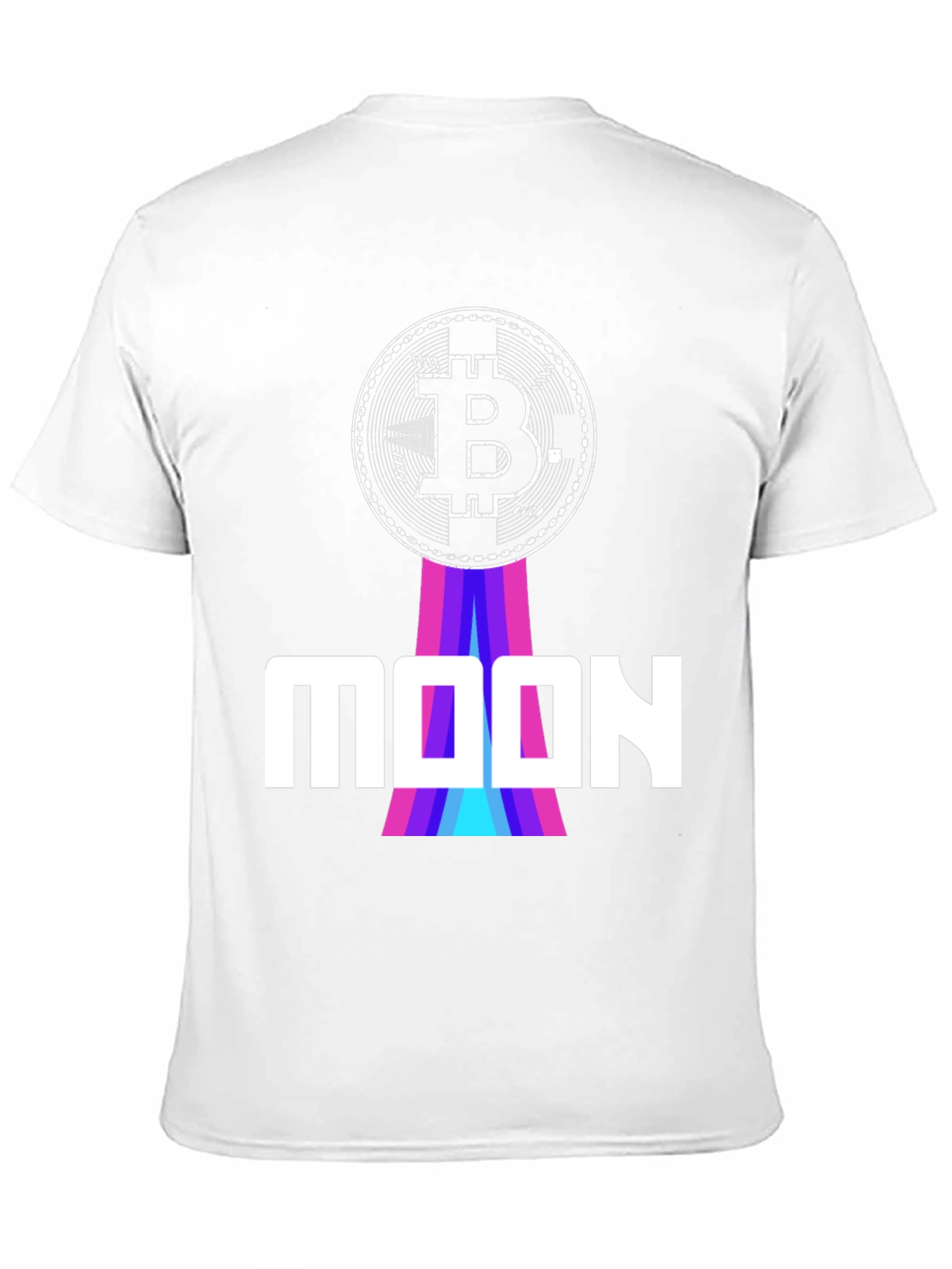 Bitcoin to the Moon Graphic Tee - Black