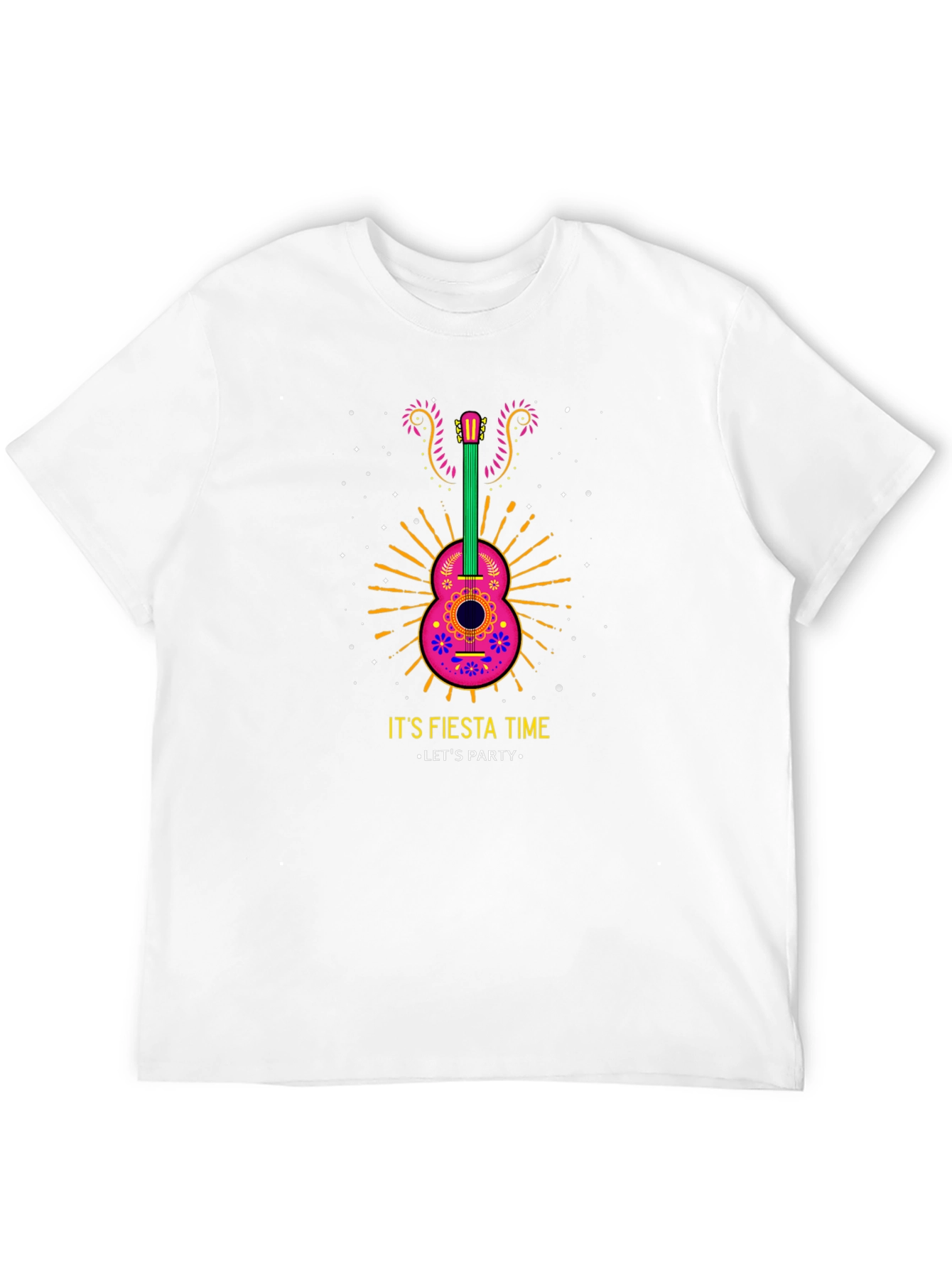 Fiesta Time Guitar Graphic Tee - Lets Party!