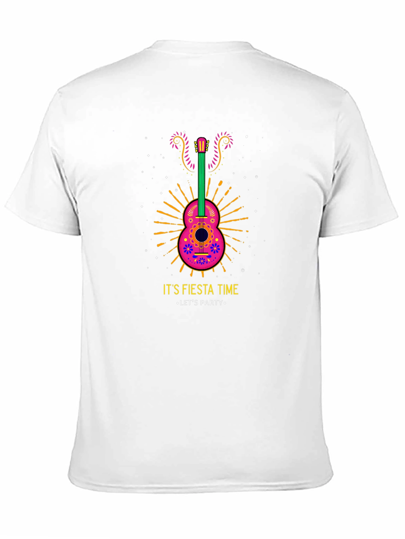 Fiesta Time Guitar Graphic Tee - Lets Party!