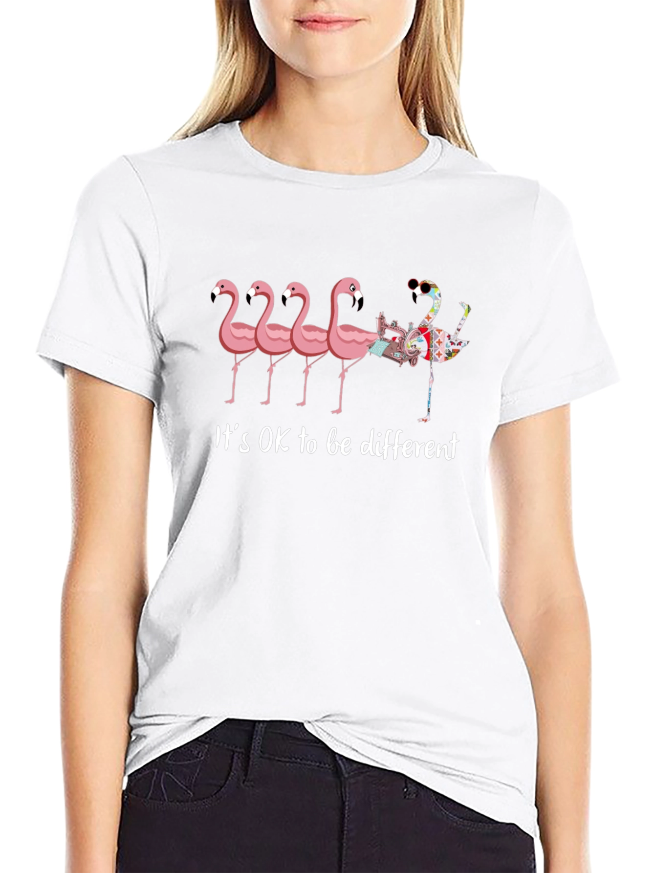 Its OK to be Different Flamingo T-Shirt