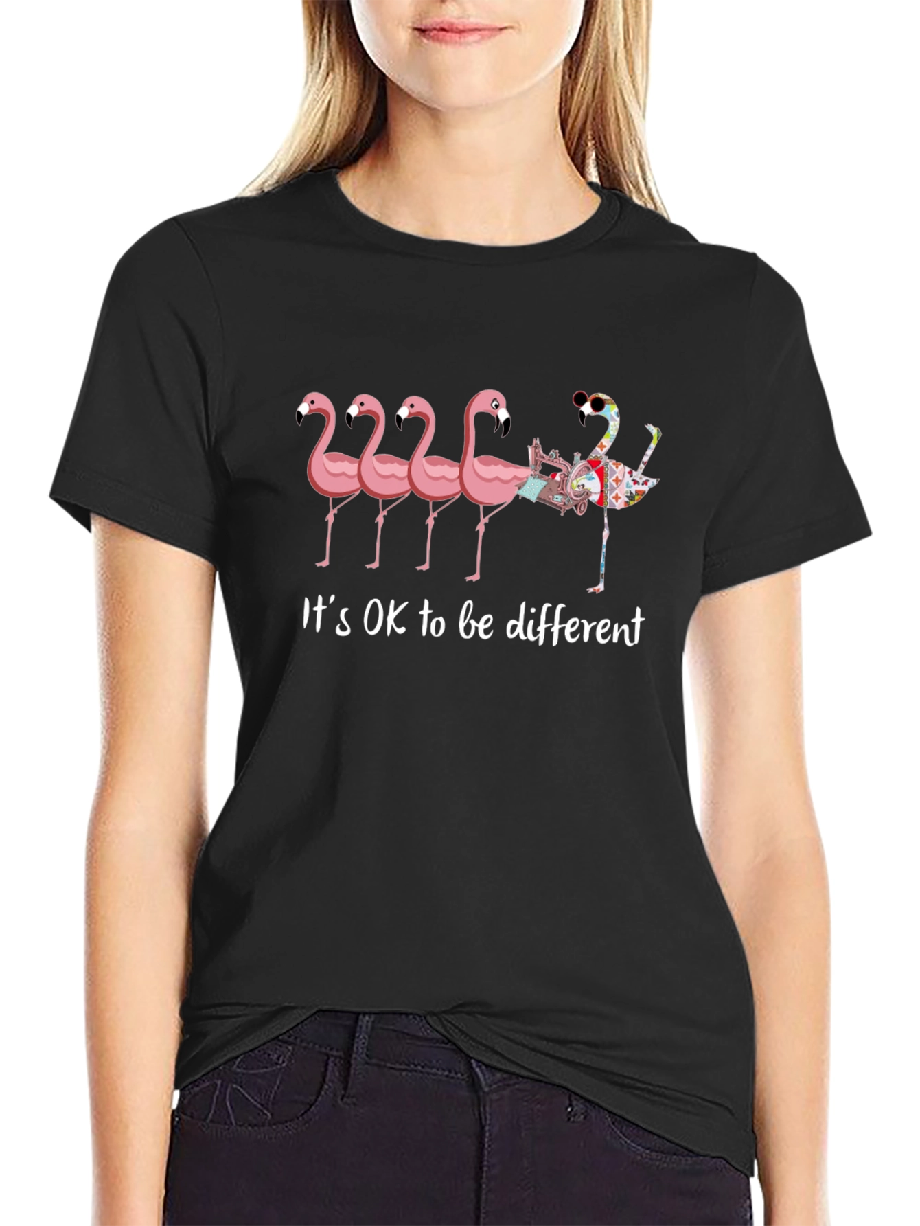 Its OK to be Different Flamingo T-Shirt