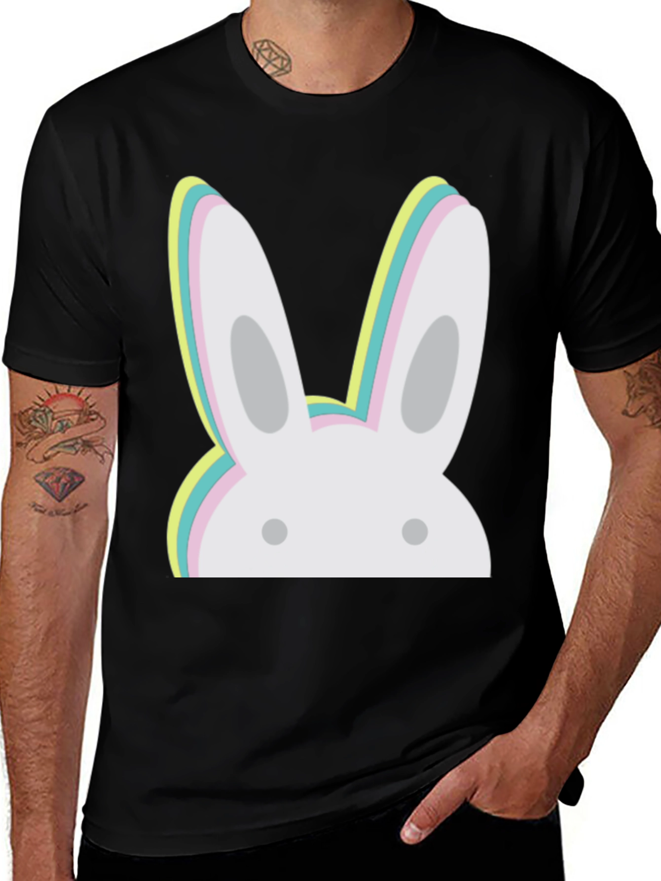 Bunny Tee - Easter Rabbit Graphic T-Shirt