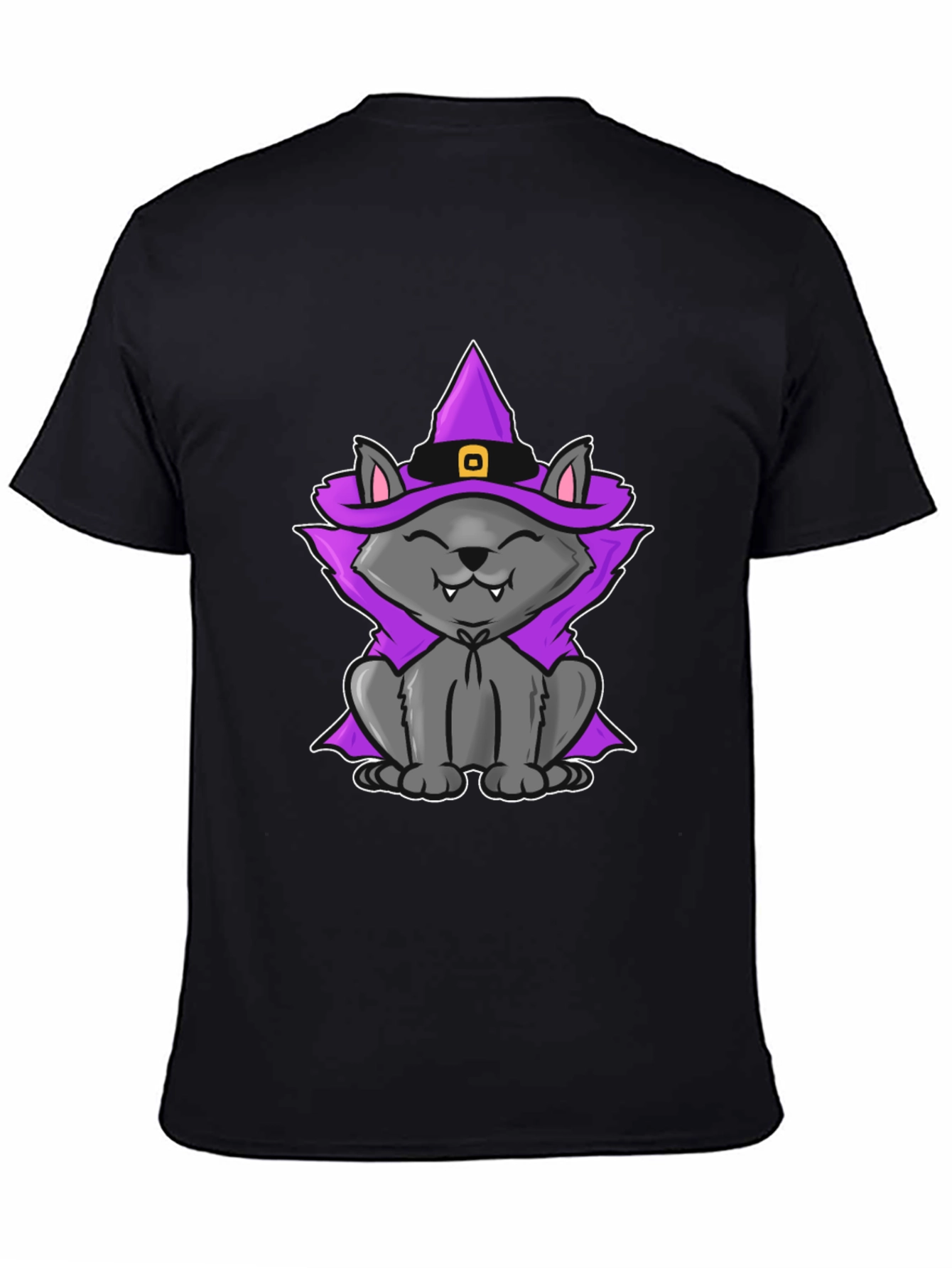 Witch Cat T-Shirt - Halloween Tee