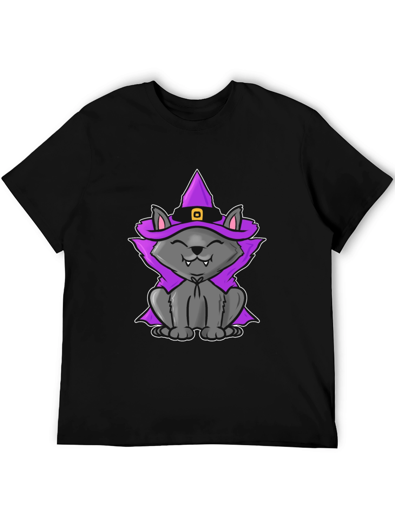 Witch Cat T-Shirt - Halloween Tee