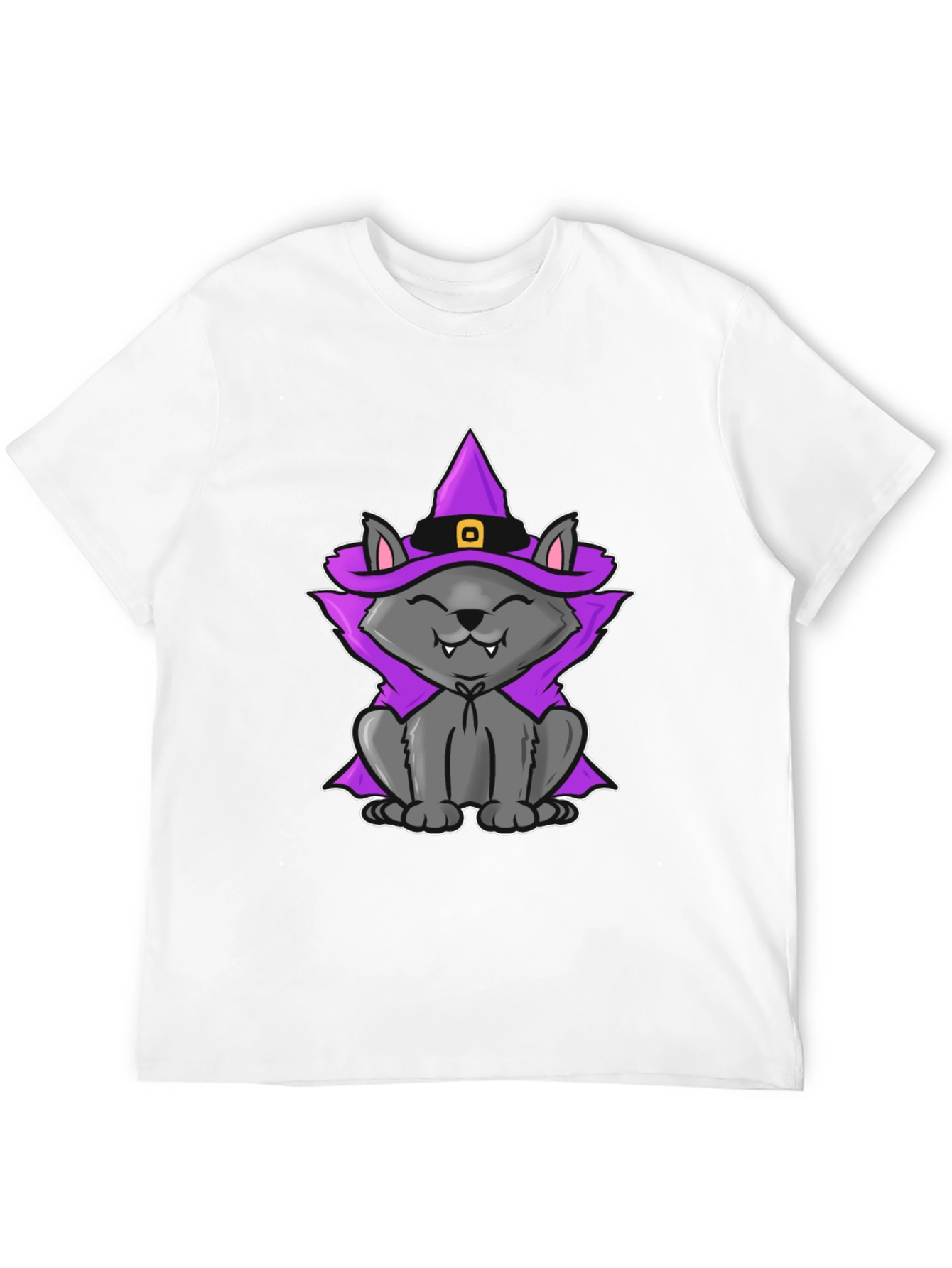 Witch Cat T-Shirt - Halloween Tee