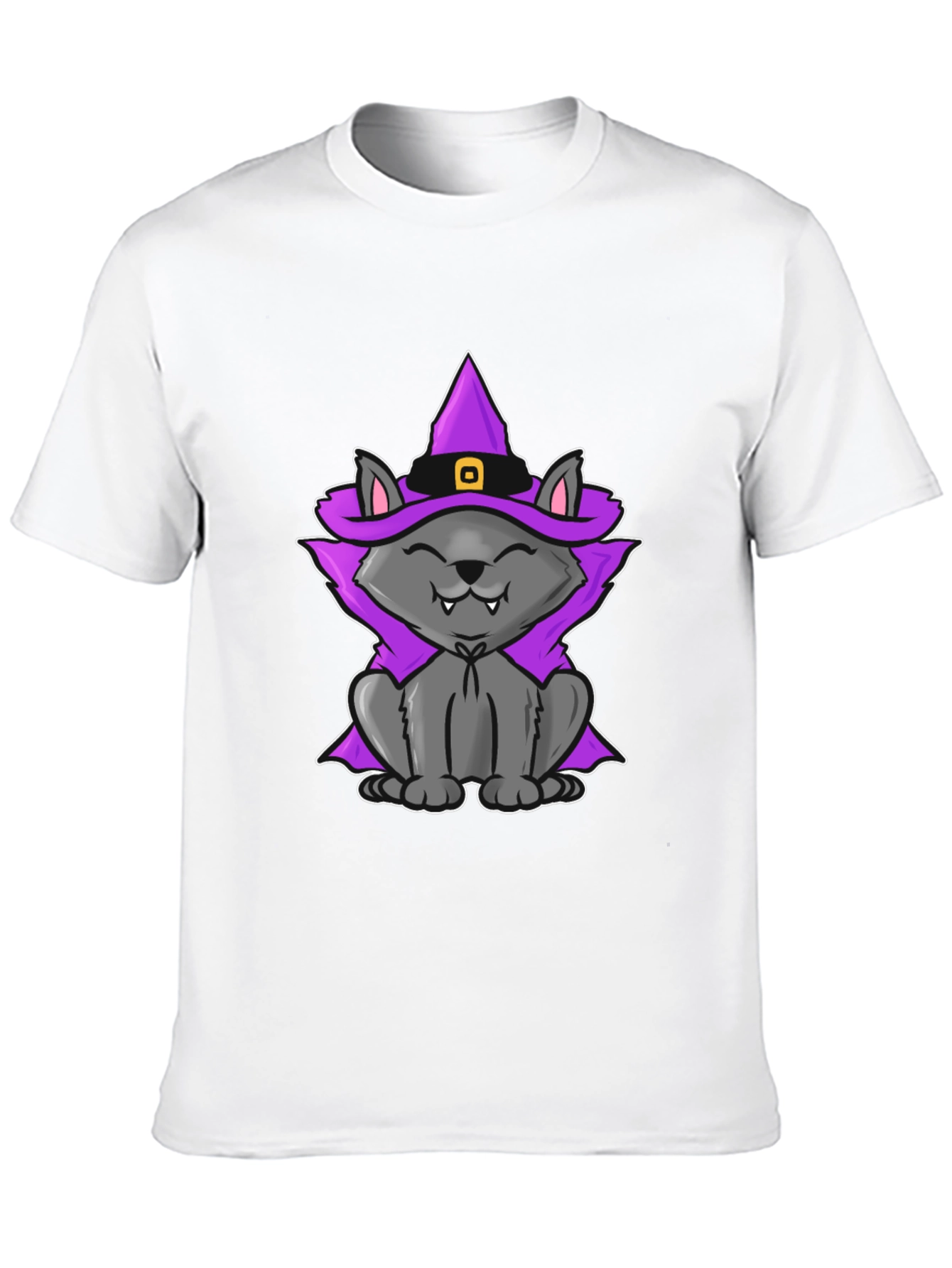 Witch Cat T-Shirt - Halloween Tee