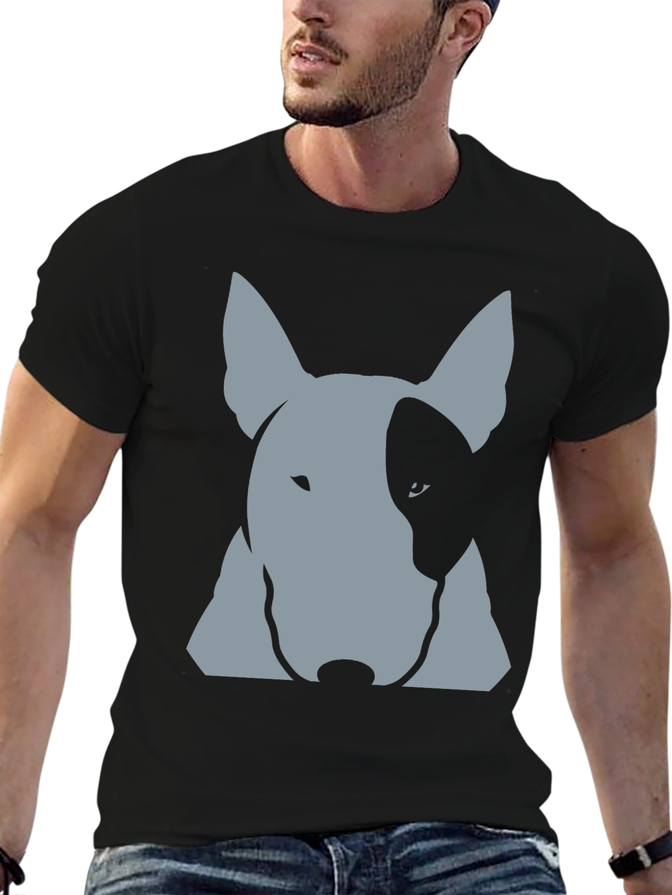 Bull Terrier Graphic Tee - Stylish Dog Lover Shirt