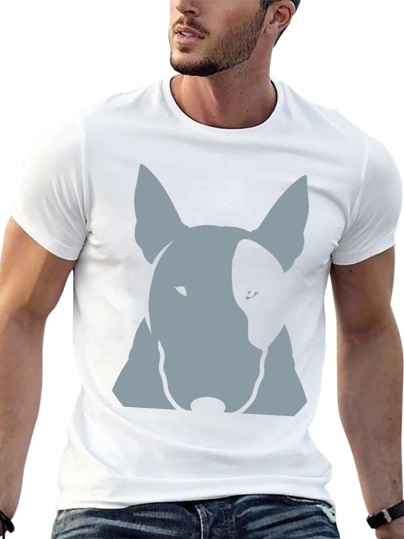 Bull Terrier Graphic Tee - Stylish Dog Lover Shirt