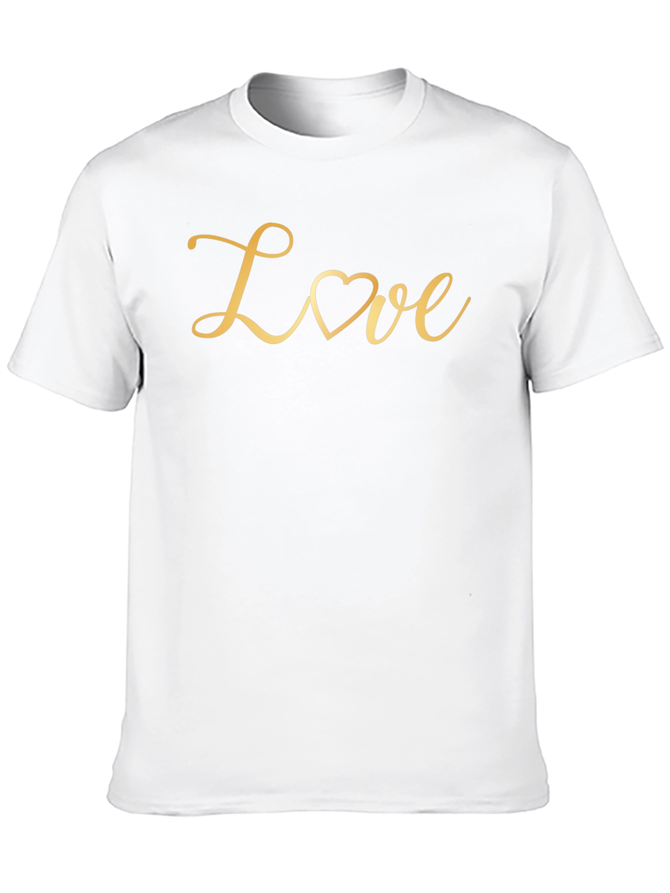 Love Graphic Tee - Stylish Heart Design