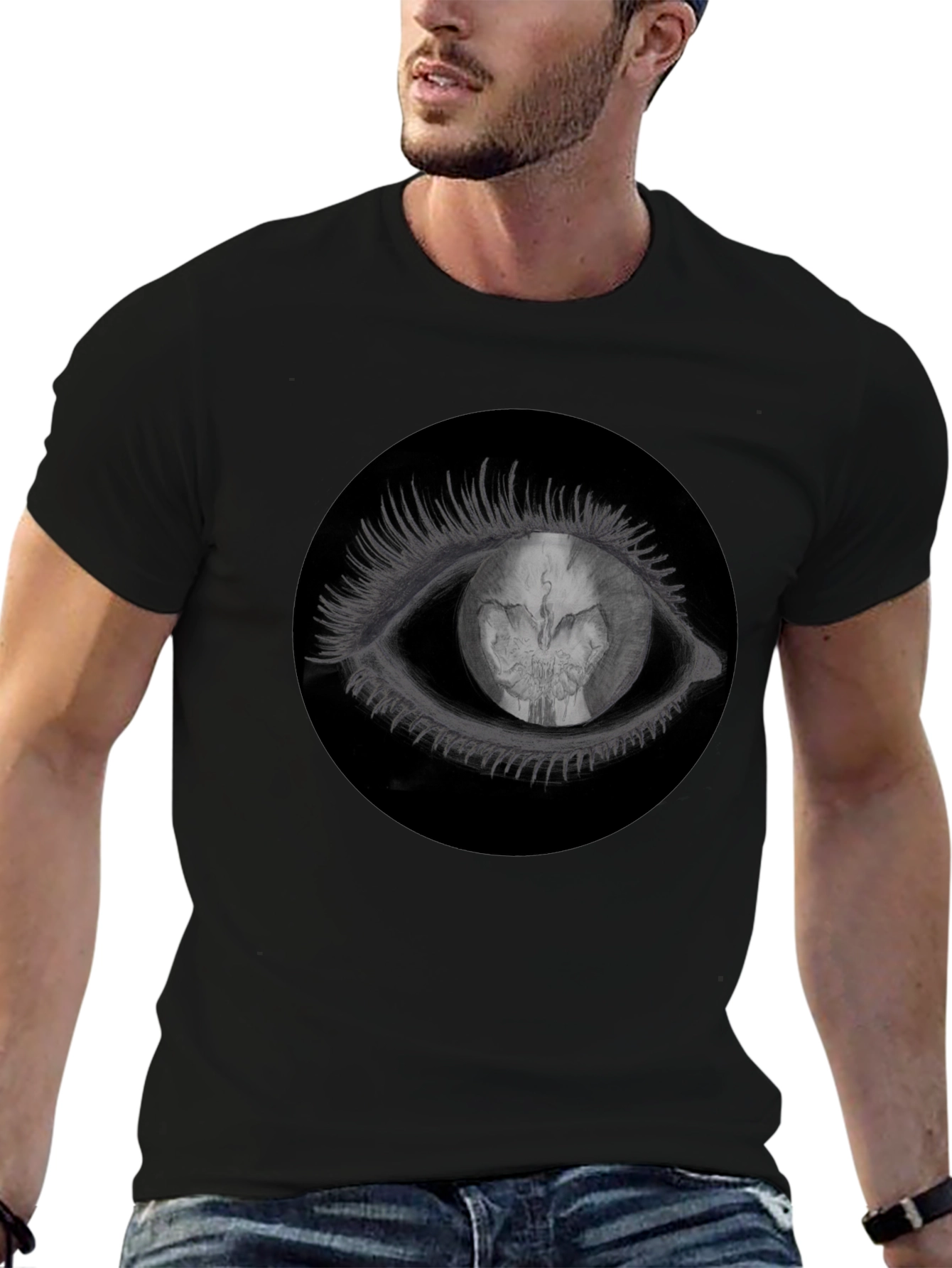 Eye See You T-Shirt - Black Graphic Tee