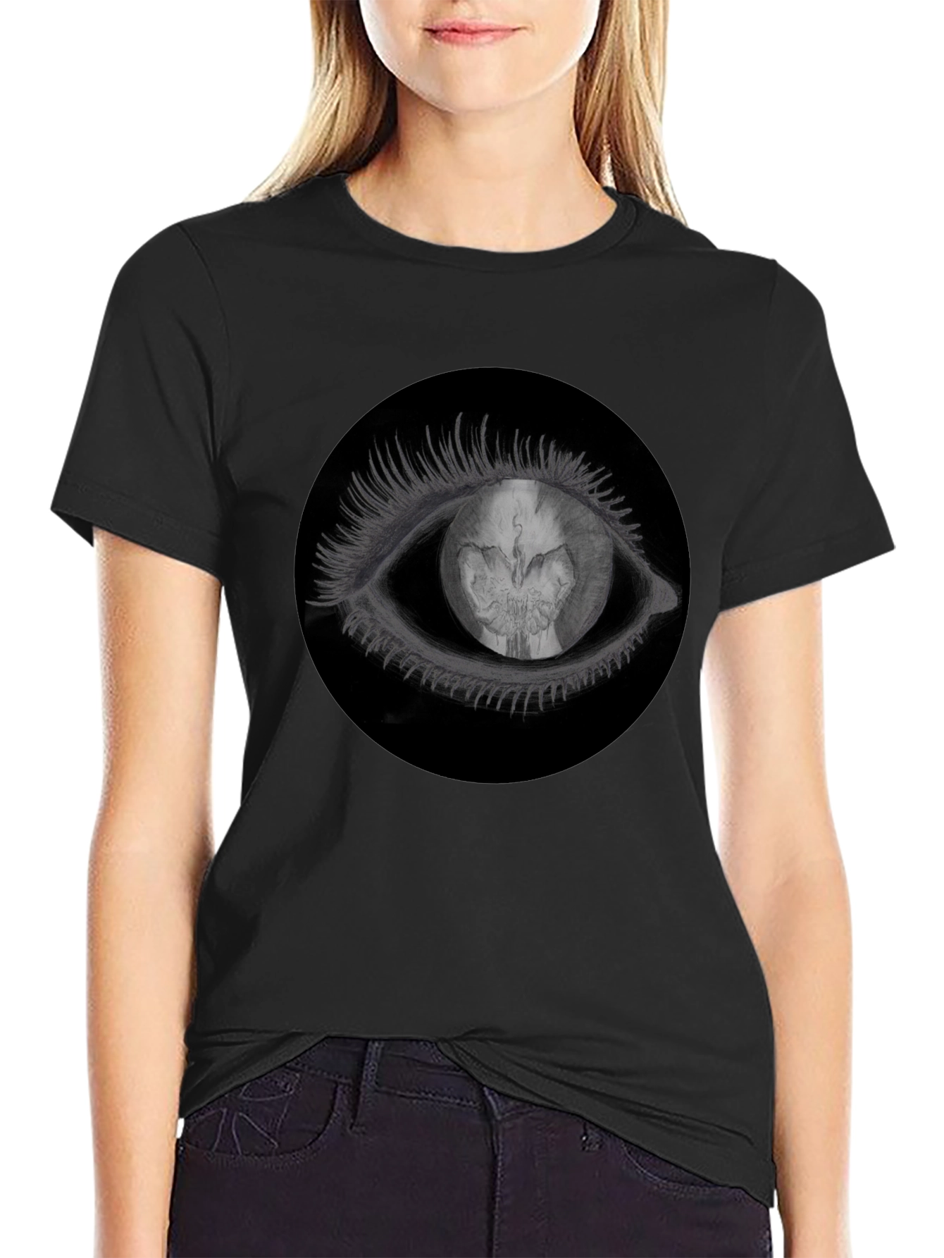 Eye See You T-Shirt - Black Graphic Tee