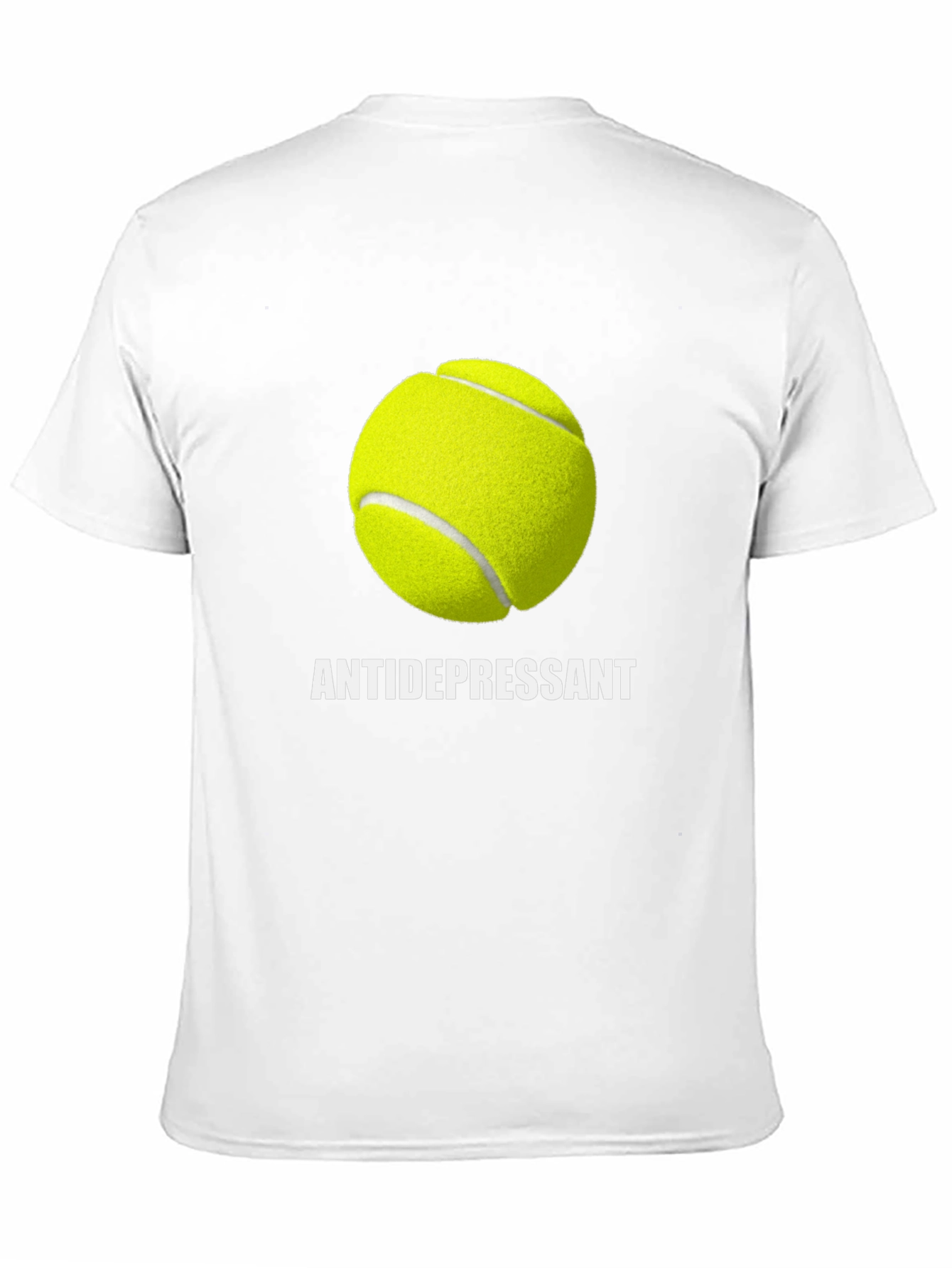 Antidepressant Tennis Ball Graphic T-Shirt