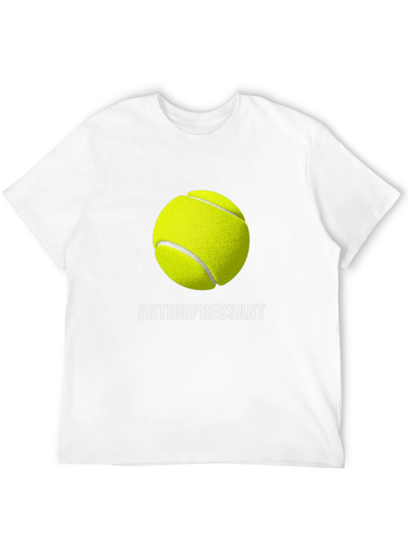 Antidepressant Tennis Ball Graphic T-Shirt