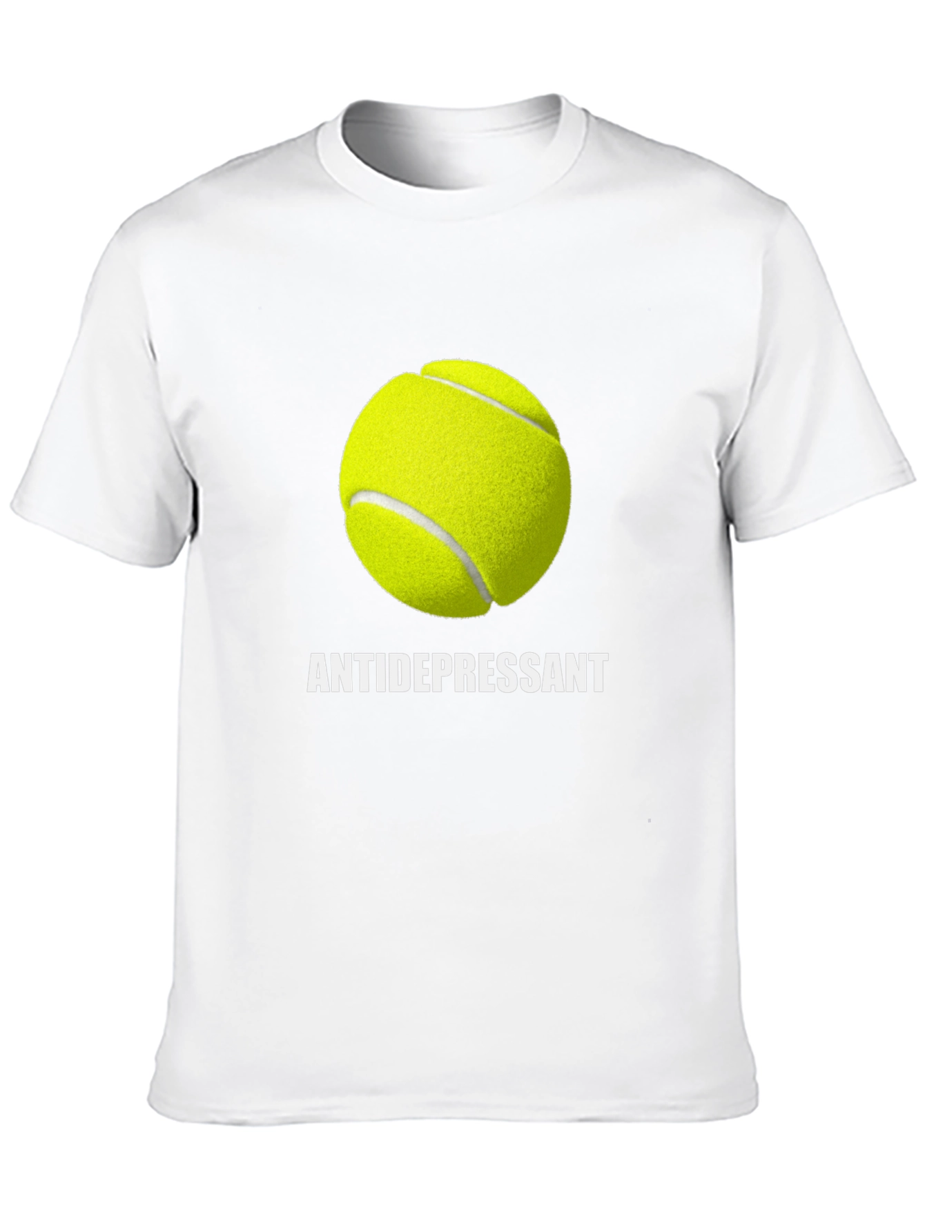 Antidepressant Tennis Ball Graphic T-Shirt