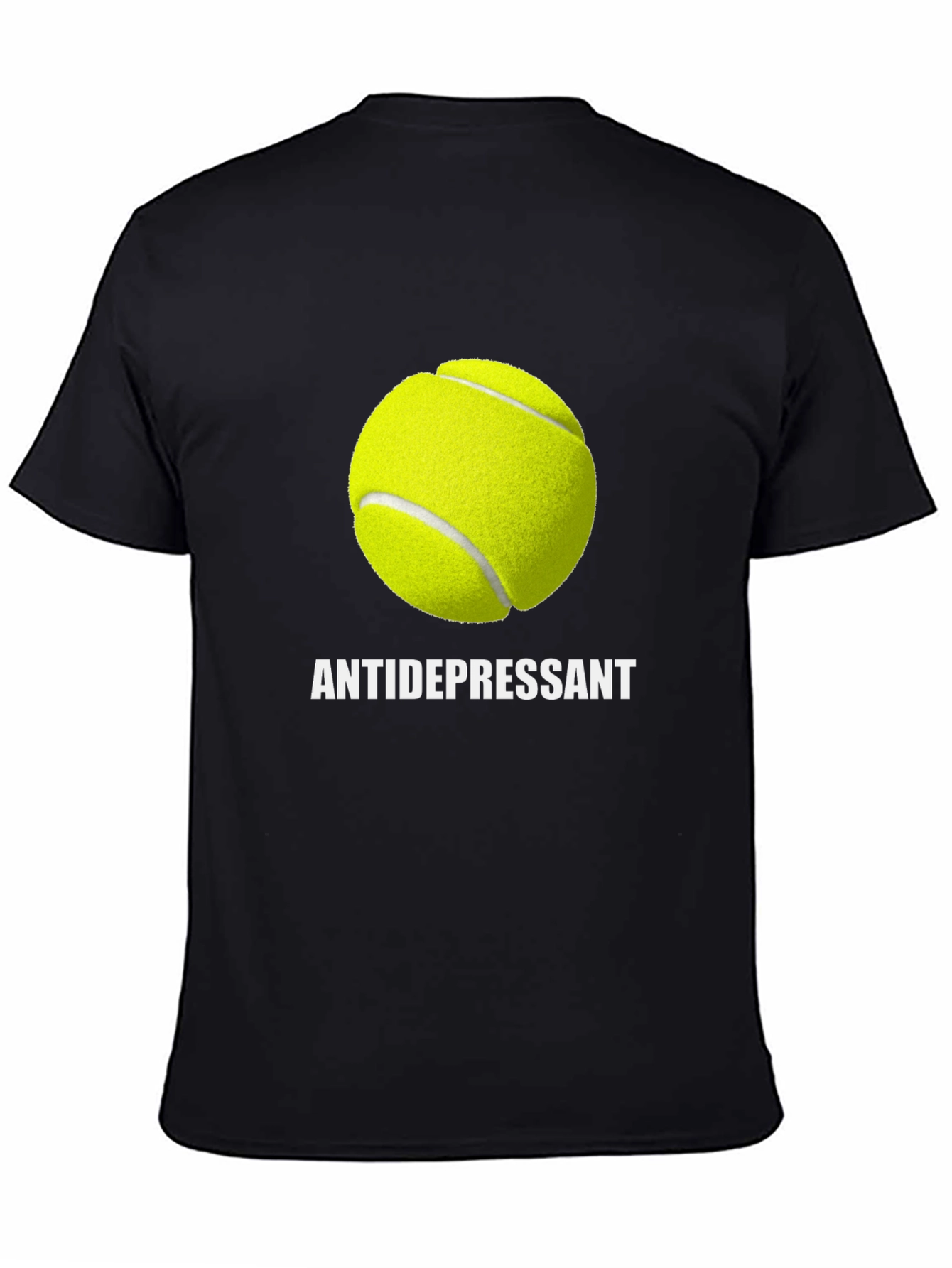 Antidepressant Tennis Ball Graphic T-Shirt